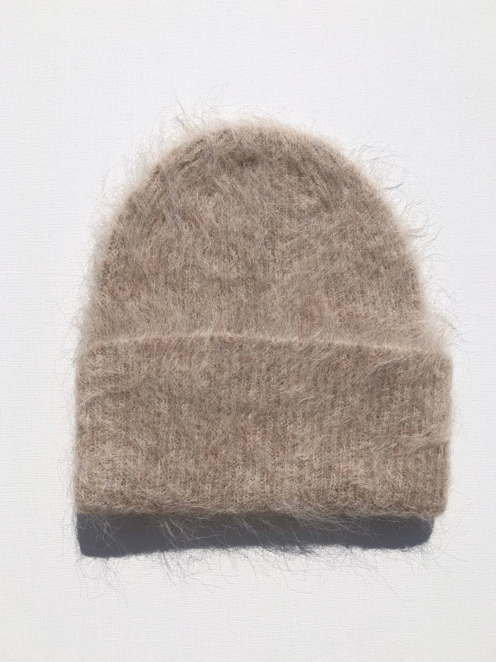 Fluffy Alpaca Toque -Mushroom