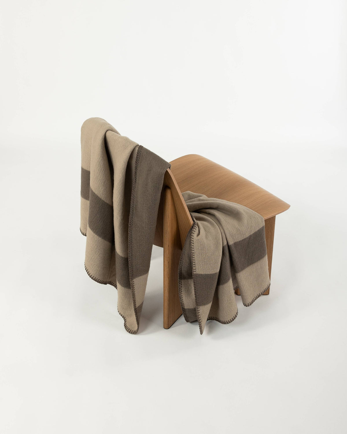 Normy | Merino Wool Blanket | Clay/Fungi