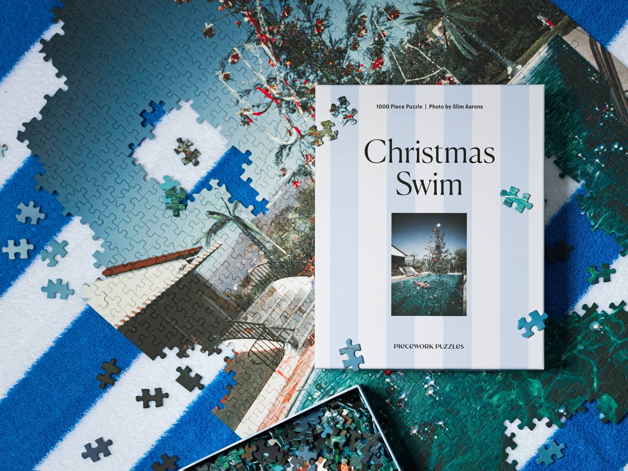 Piecework Puzzle | Christmas Swim - 1000 Piece