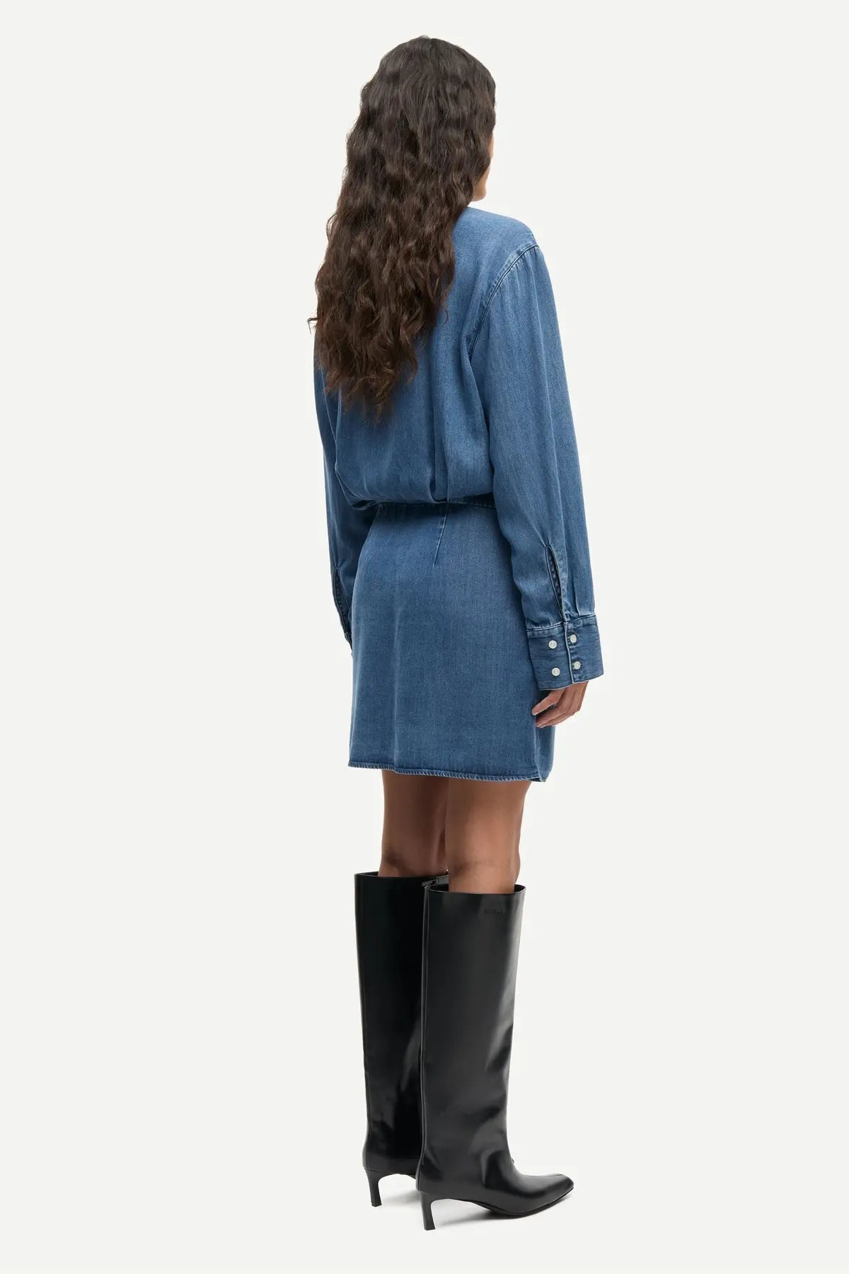 Samsoe Samsoe | Sasky Wrap Dress | Denim