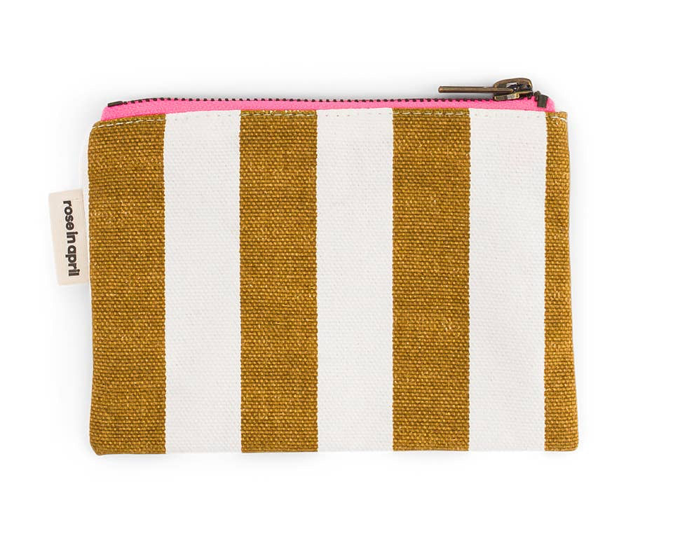 The Mini Purse | Caramel Stripe