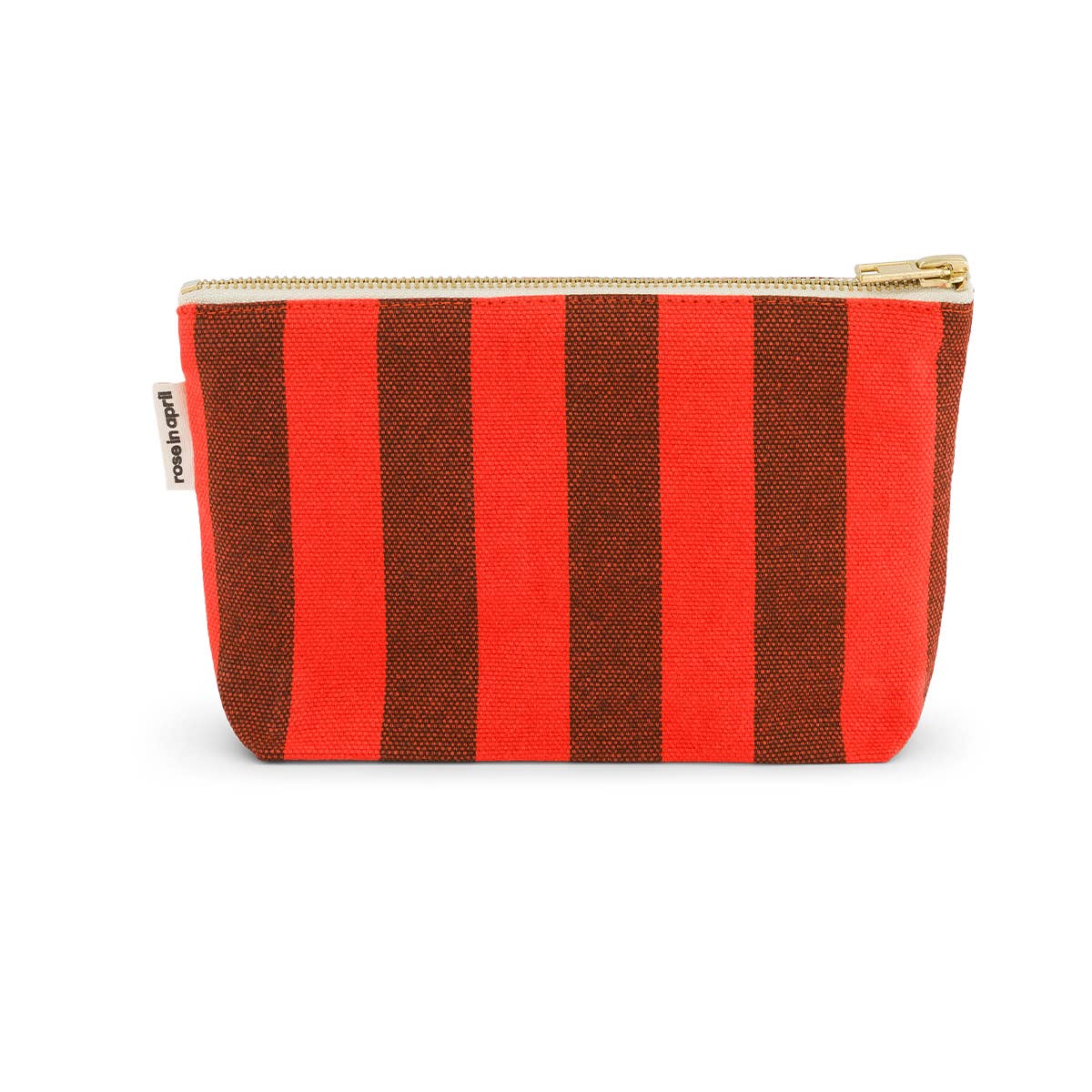 The Midi Pouch | Tomato Brown Stripe - Paloma