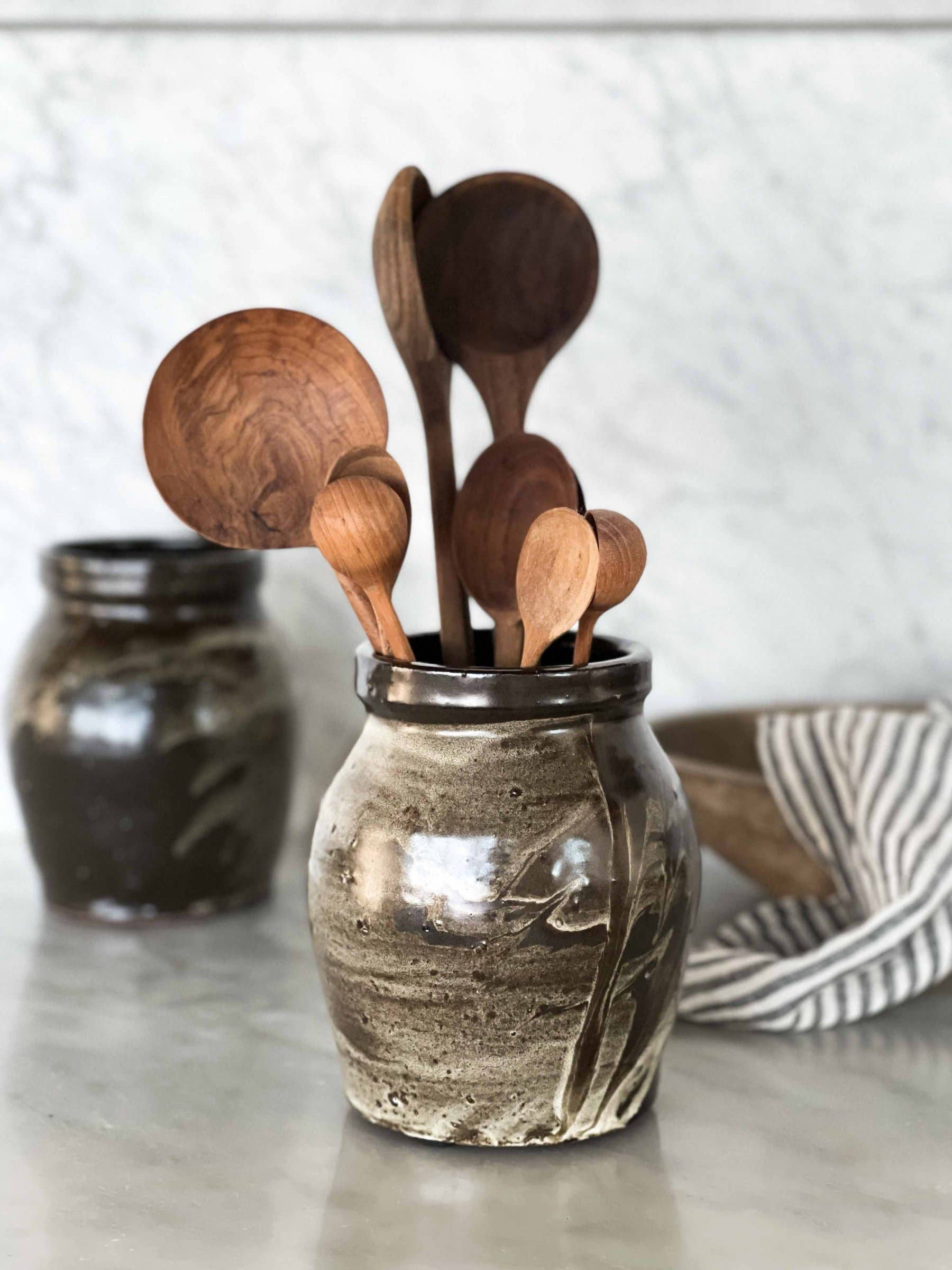 Walnut Serving Spoons
