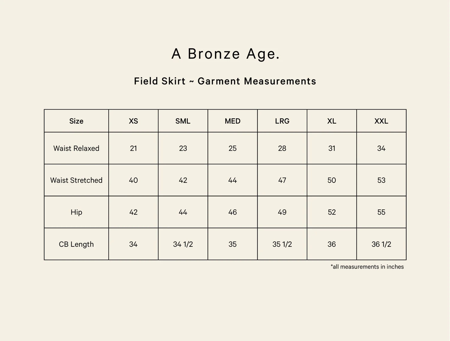 A Bronze Age | Field Skirt|  Sandy Plaid
