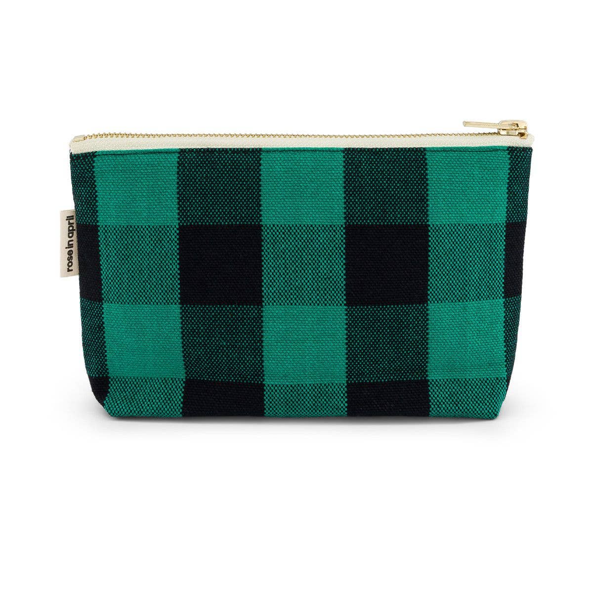 The Midi Pouch | Vichy Green