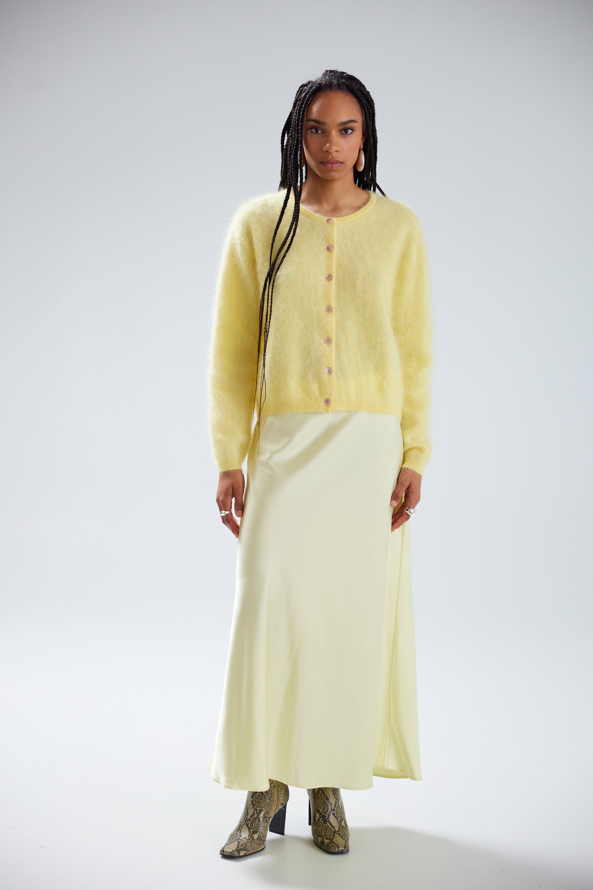 Colorush| Chelsea Brushed Cashmere Cardigan