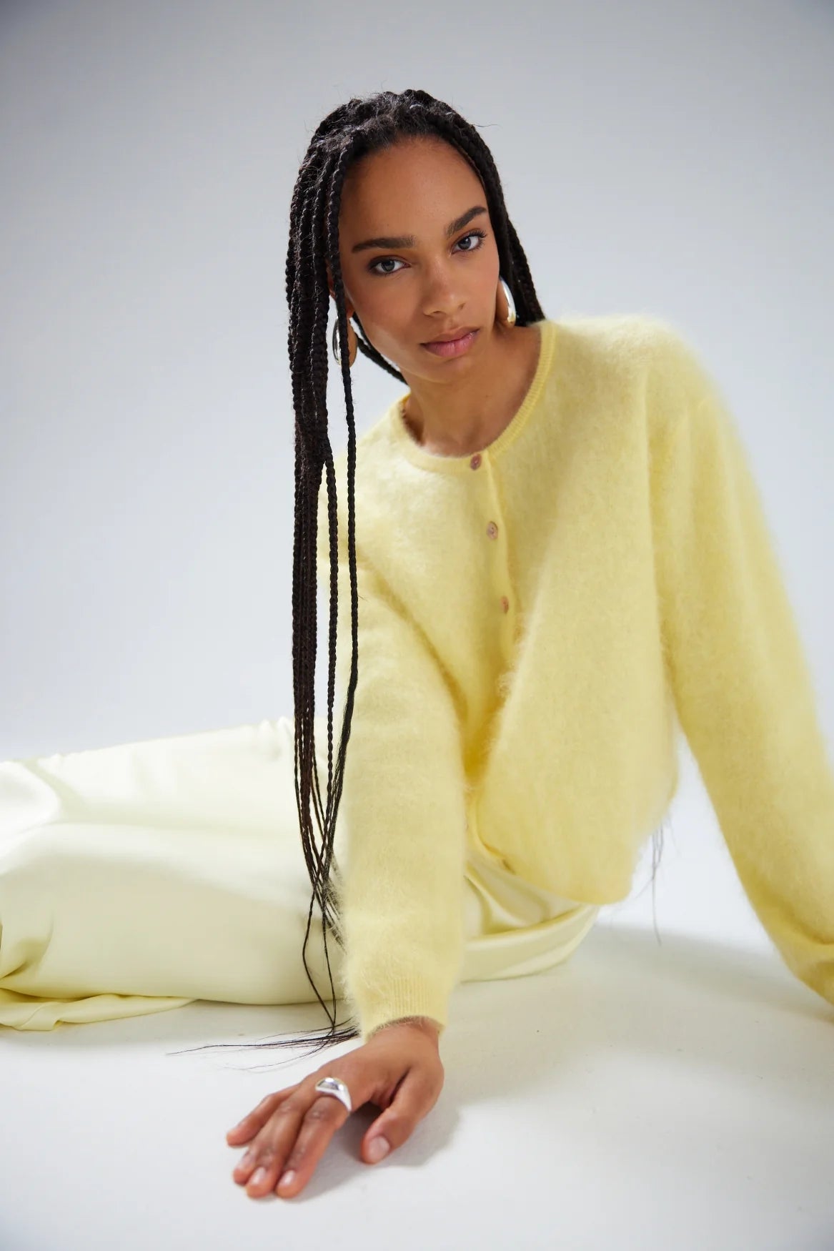 Colorush| Chelsea Brushed Cashmere Cardigan