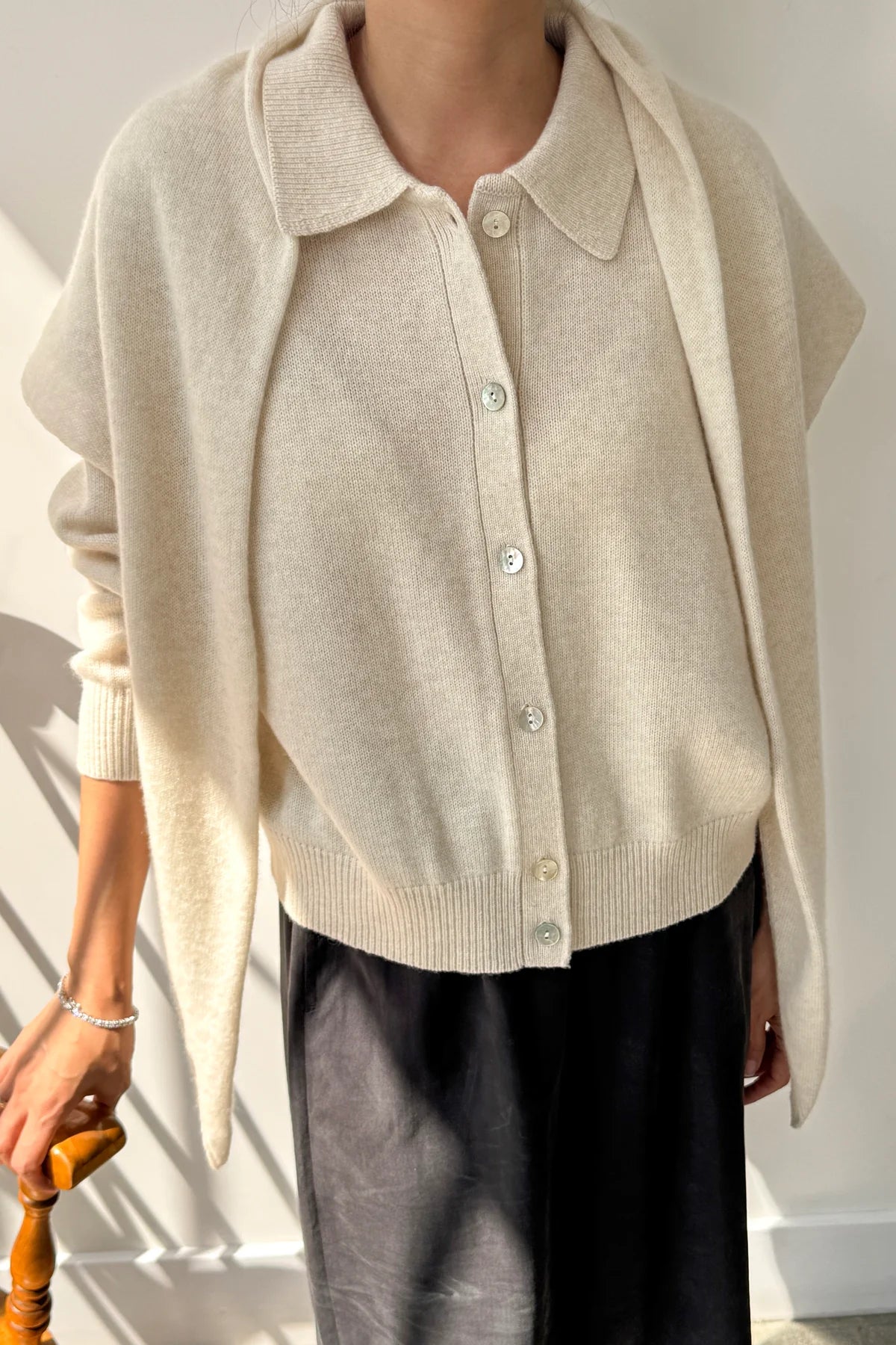 Le Bon Shoppe | Cashmere Oatmeal Shawl