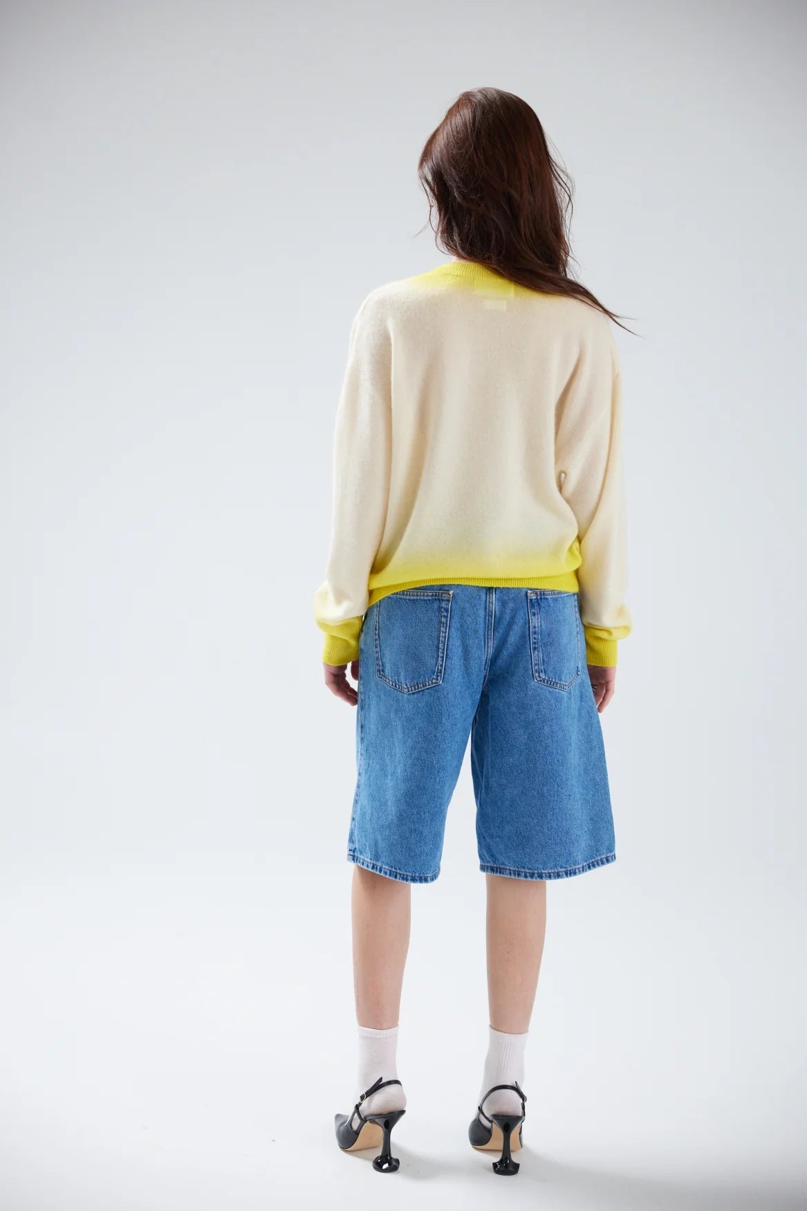 Colorush| Alora Dip Cashmere V neck | Limonada