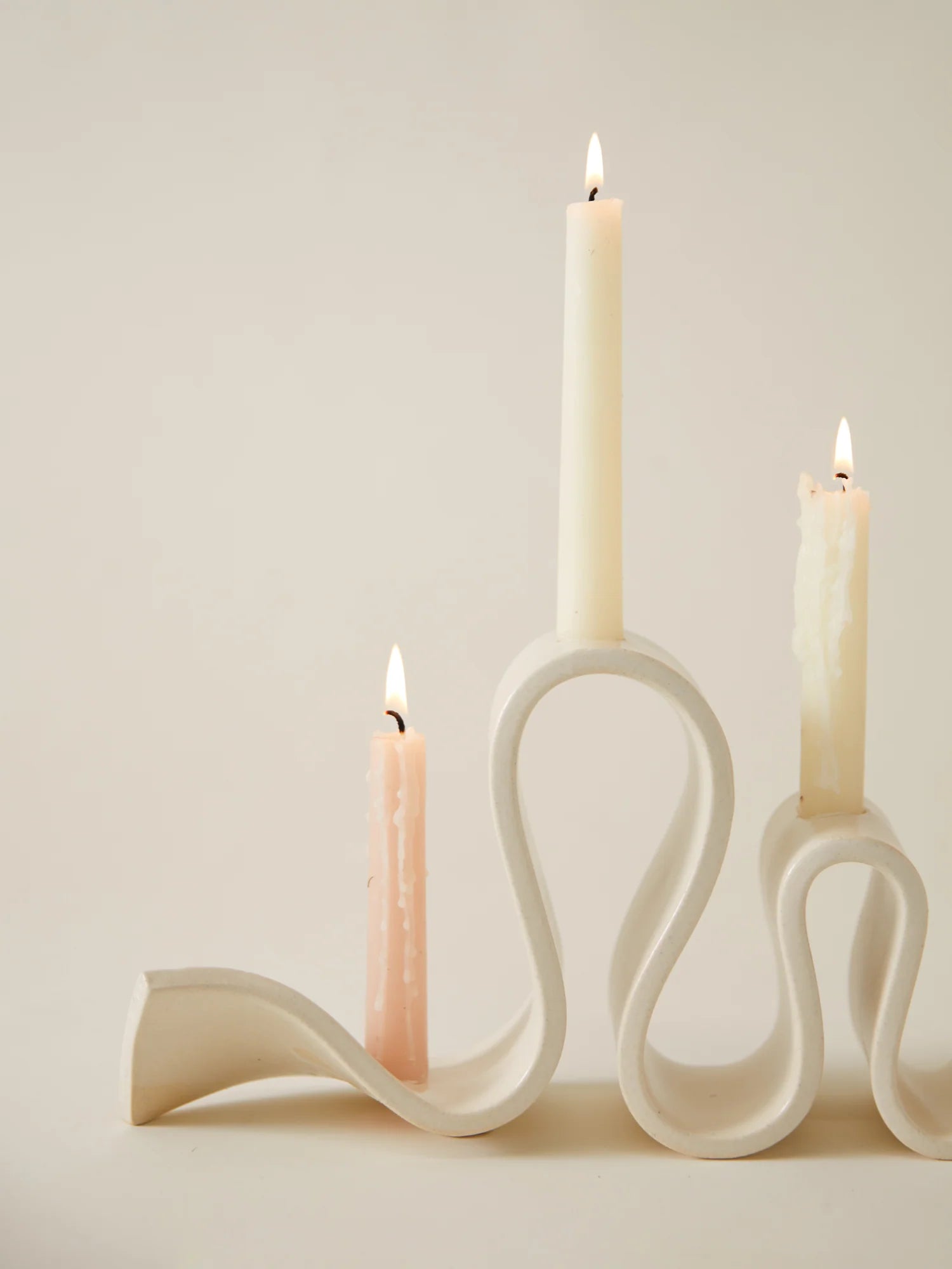 Virginia Sin Weylyn Candelabra | Cream