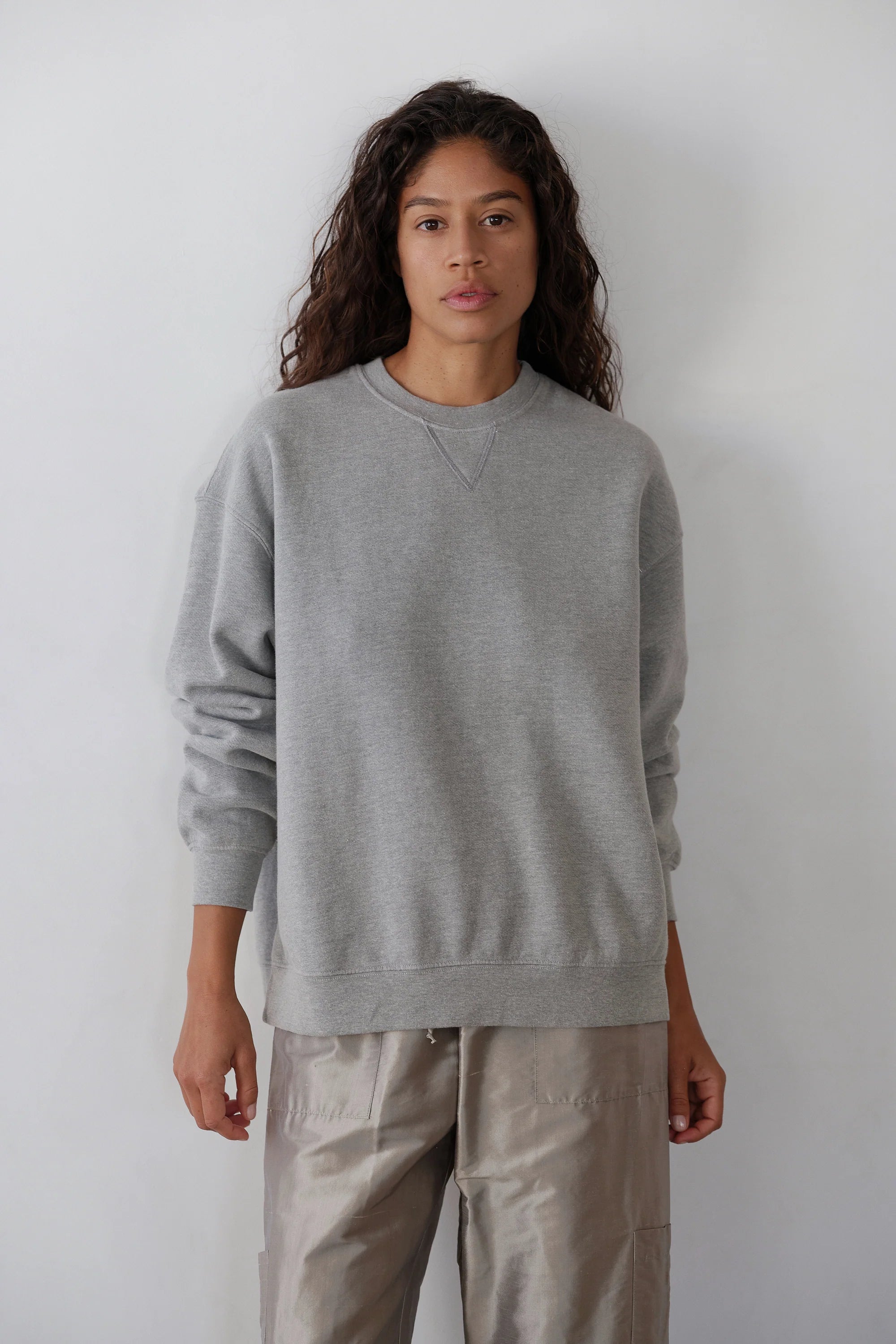 Donni The Eco-Fleece Oversized Sweatshirt | Heather Grey - Paloma
