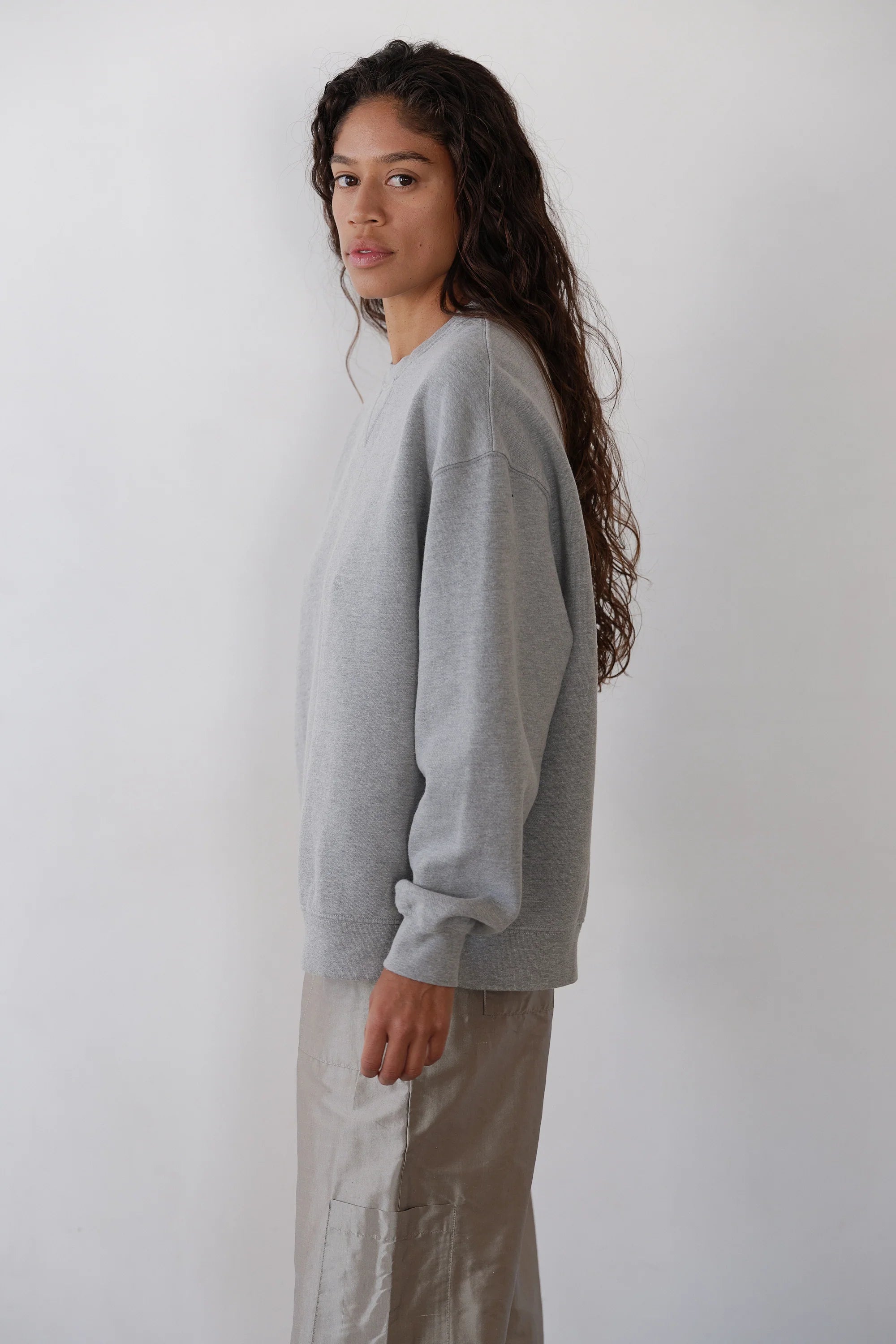 Donni The Eco-Fleece Oversized Sweatshirt | Heather Grey - Paloma