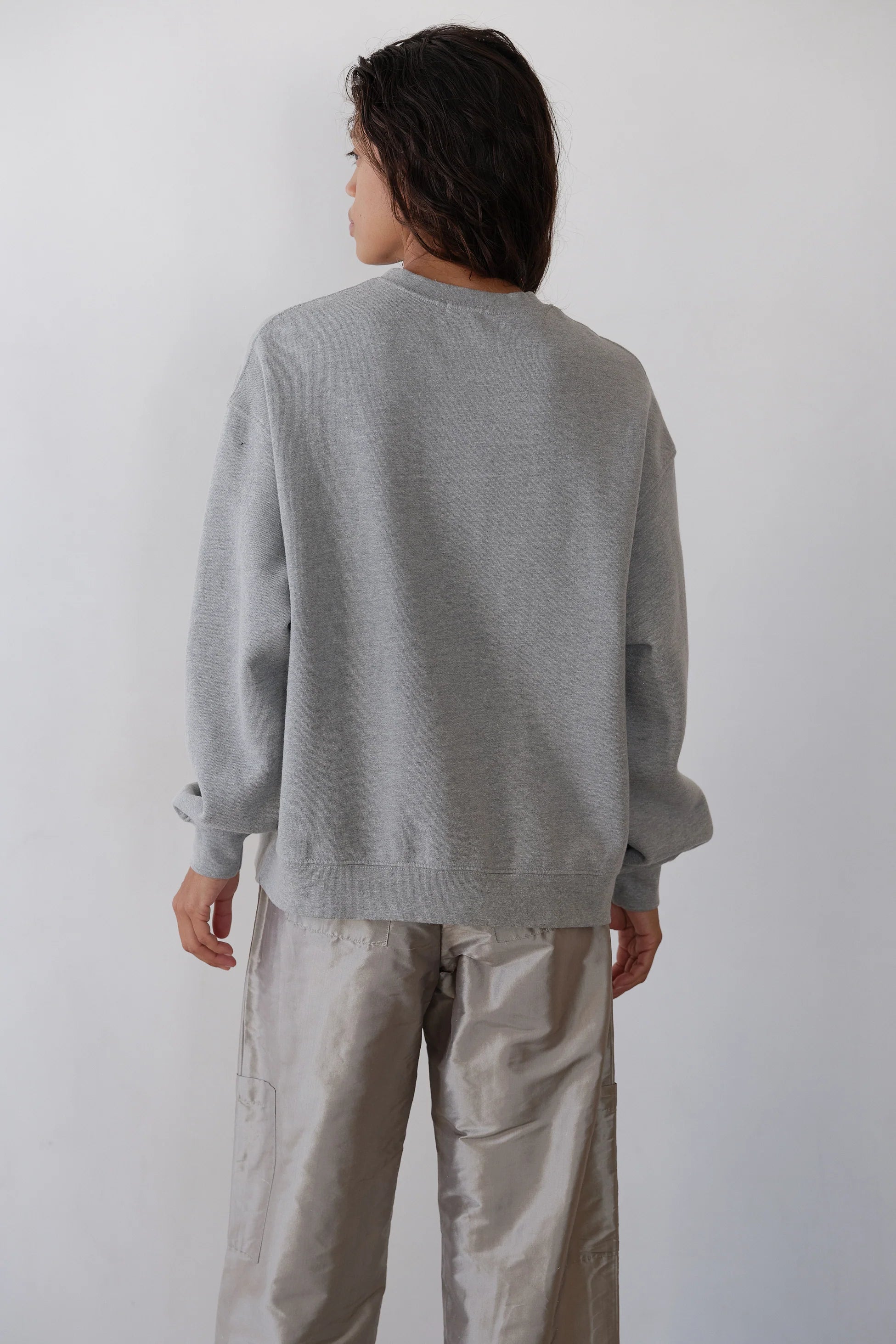 Donni The Eco-Fleece Oversized Sweatshirt | Heather Grey - Paloma