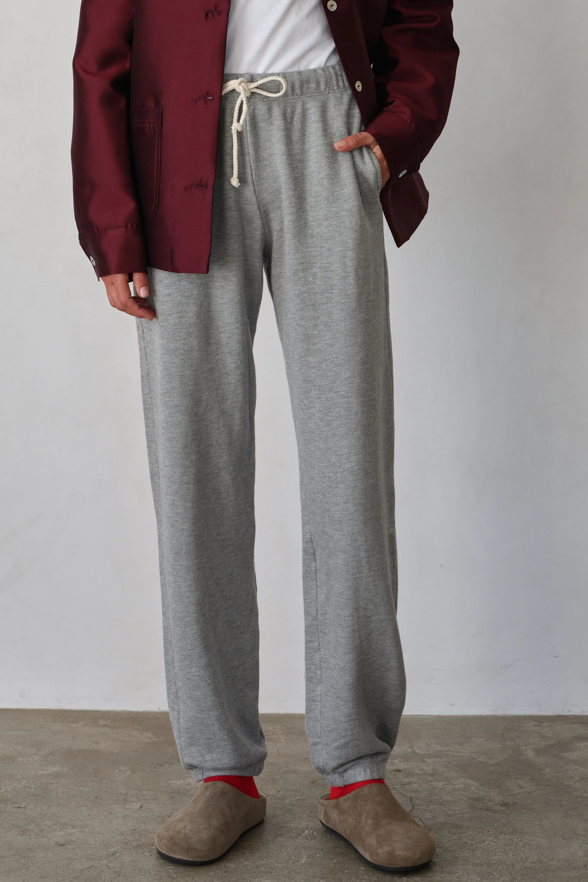 Donni|  Eco-Terry Sweatpants | Heather Grey