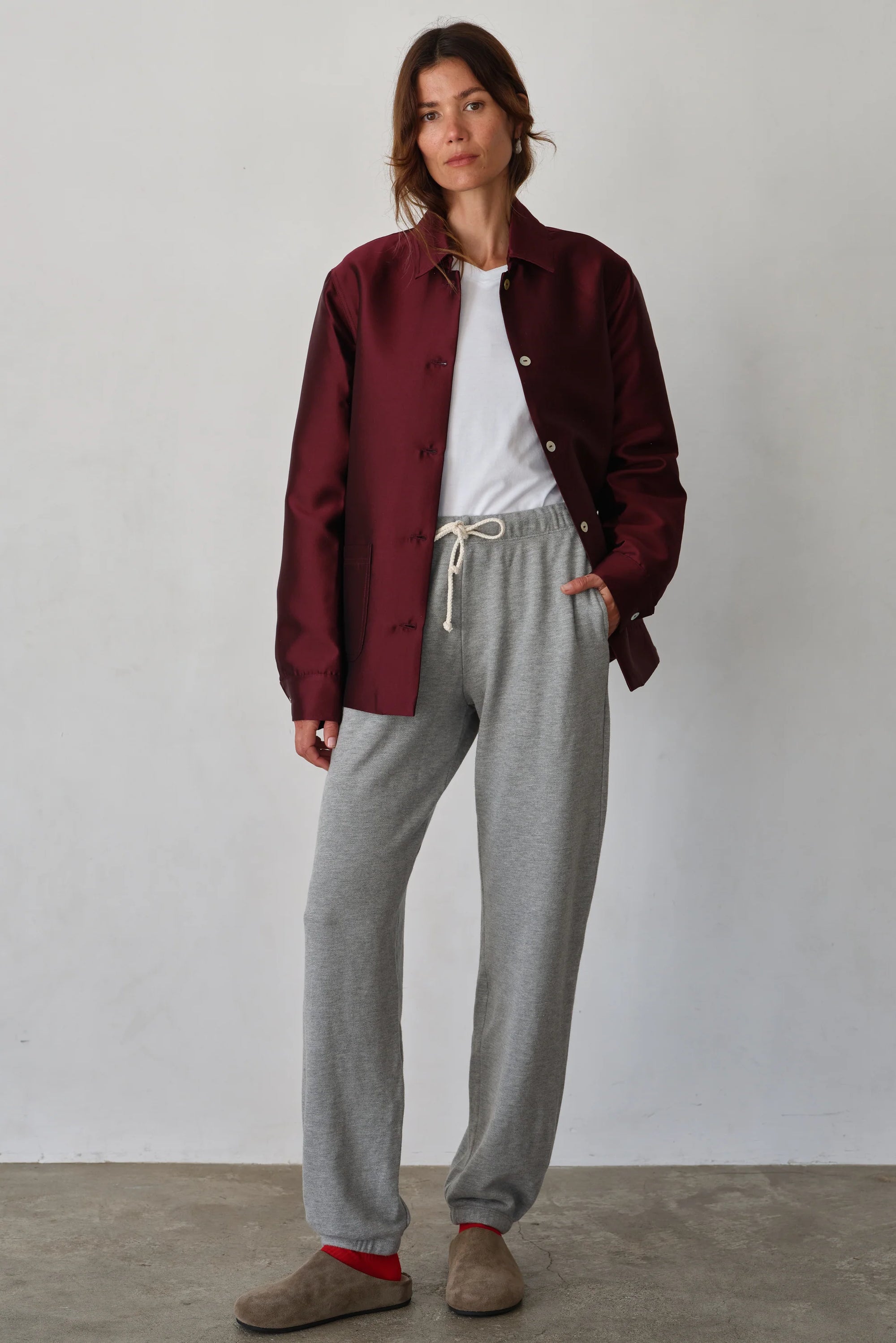 Donni|  Eco-Terry Sweatpants | Heather Grey