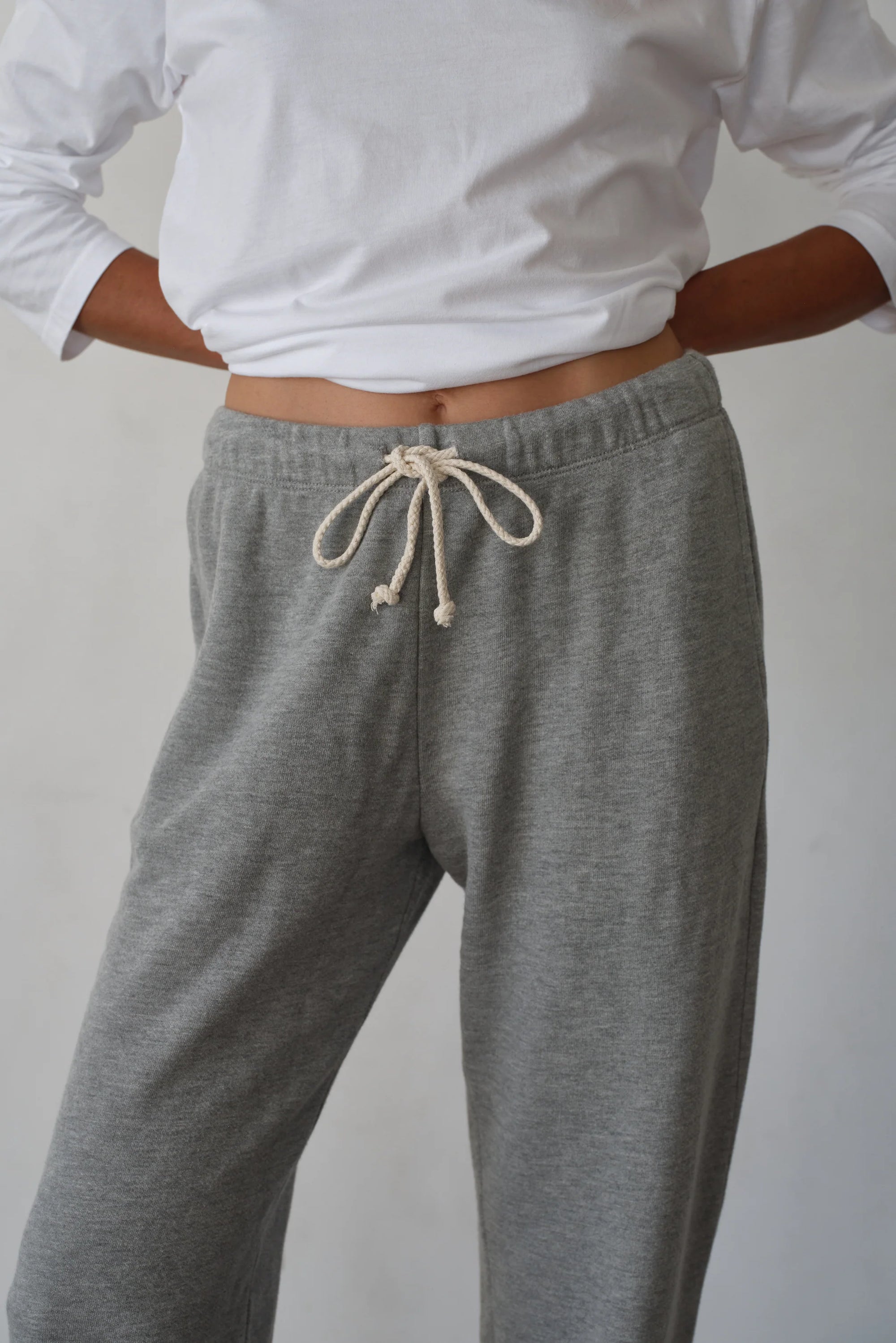 Donni|  Eco-Terry Sweatpants | Heather Grey