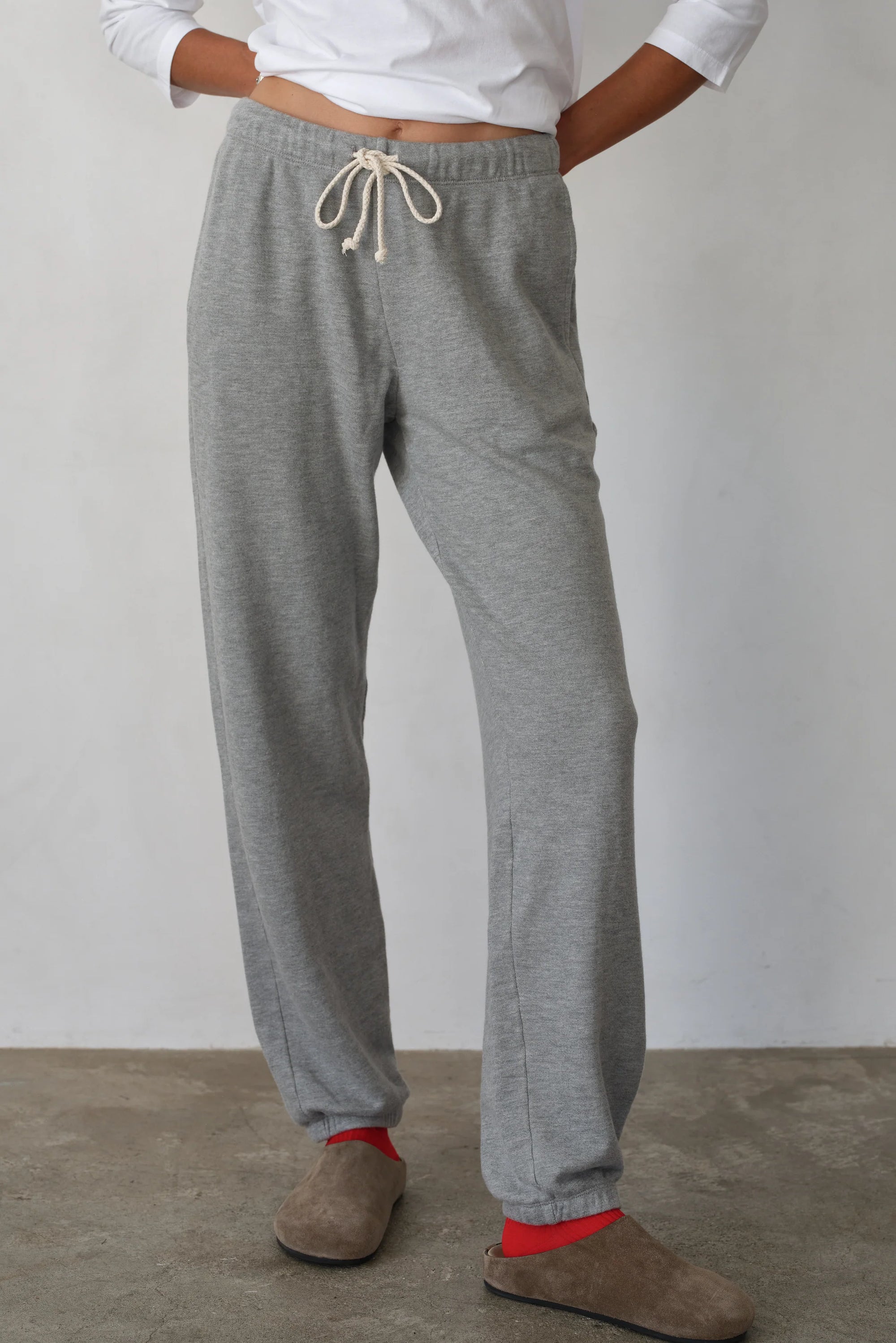 Donni|  Eco-Terry Sweatpants | Heather Grey