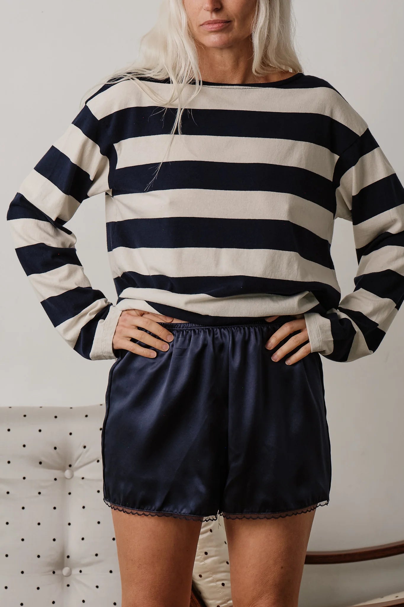 Donni | The Silk Lace Tap Short