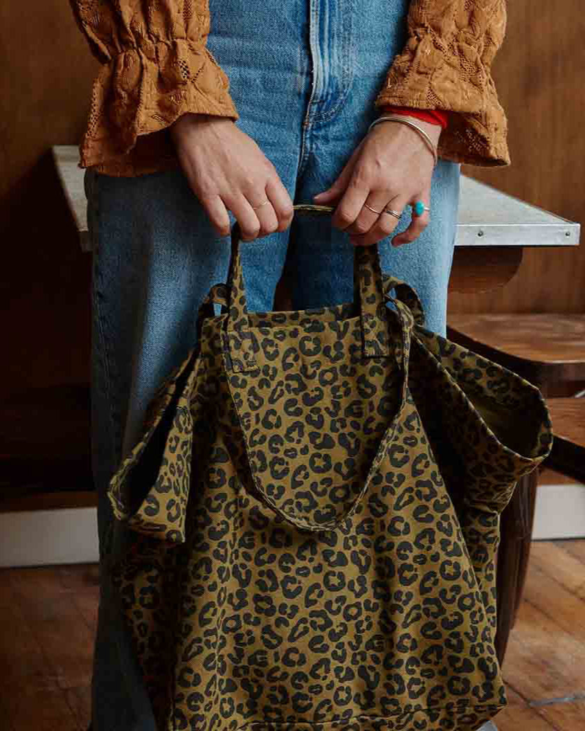 The Big Bag | Olive Leopard
