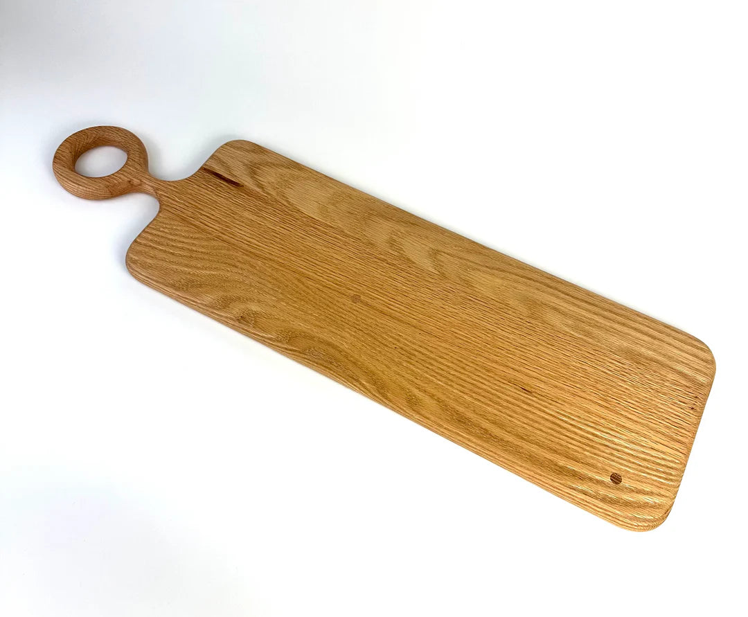 Steelwood Designs | Loopy Oak Board | Long