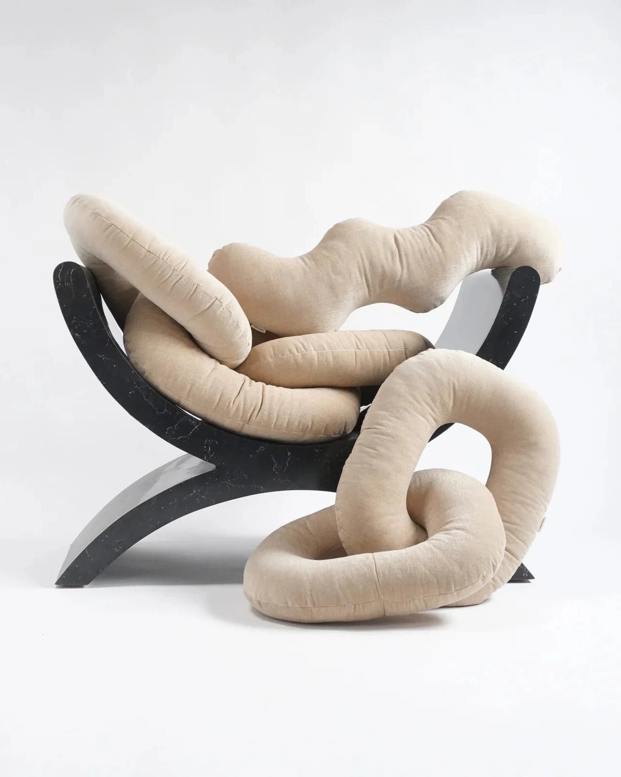 Annie Axtell Wiggle Pillow | Oat Chenille