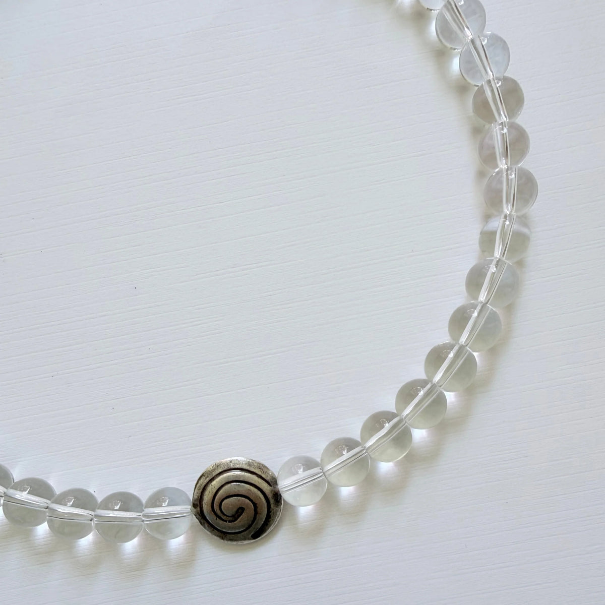 I Said Oui | Clear Quartz Spiral Necklace