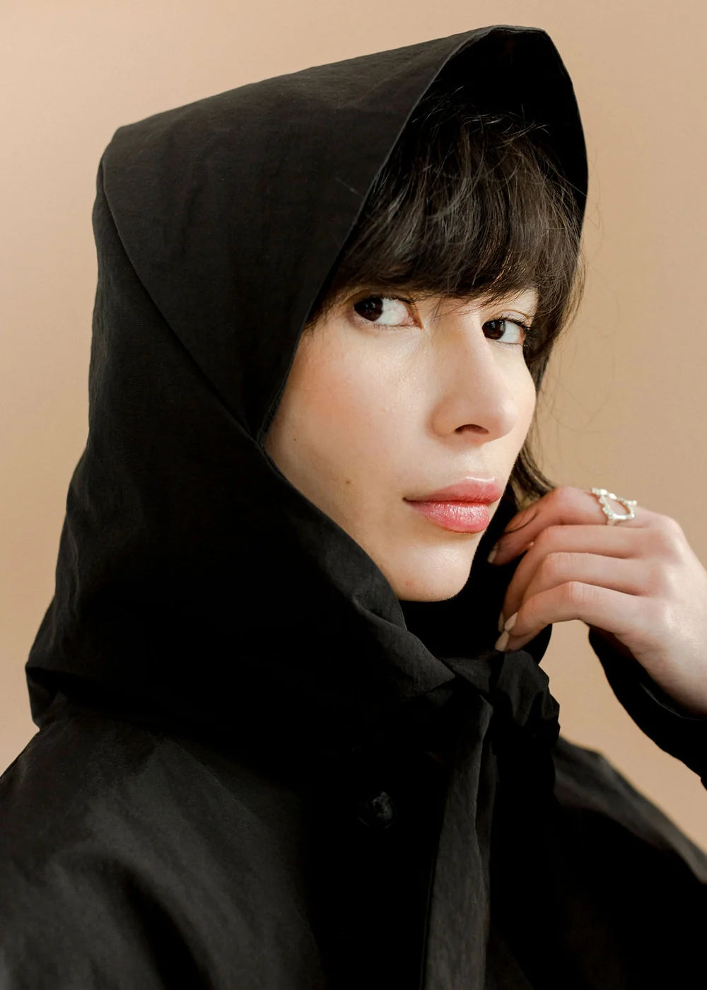 A Bronze Age | Judy Rain Jacket | Black Nylon