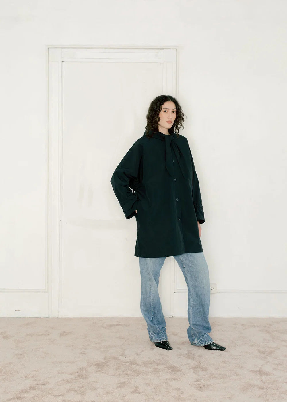 A Bronze Age | Judy Rain Jacket | Black Nylon
