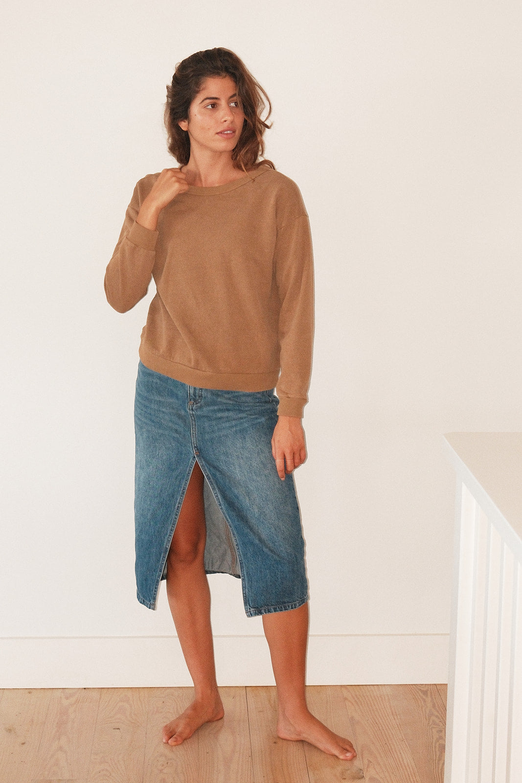 Jungmaven| Crux Cropped Sweatshirt