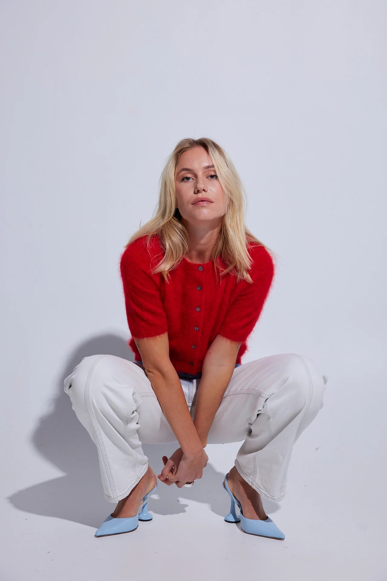 Colorush| Brushed Chamonix Tee Cardi | Spicy