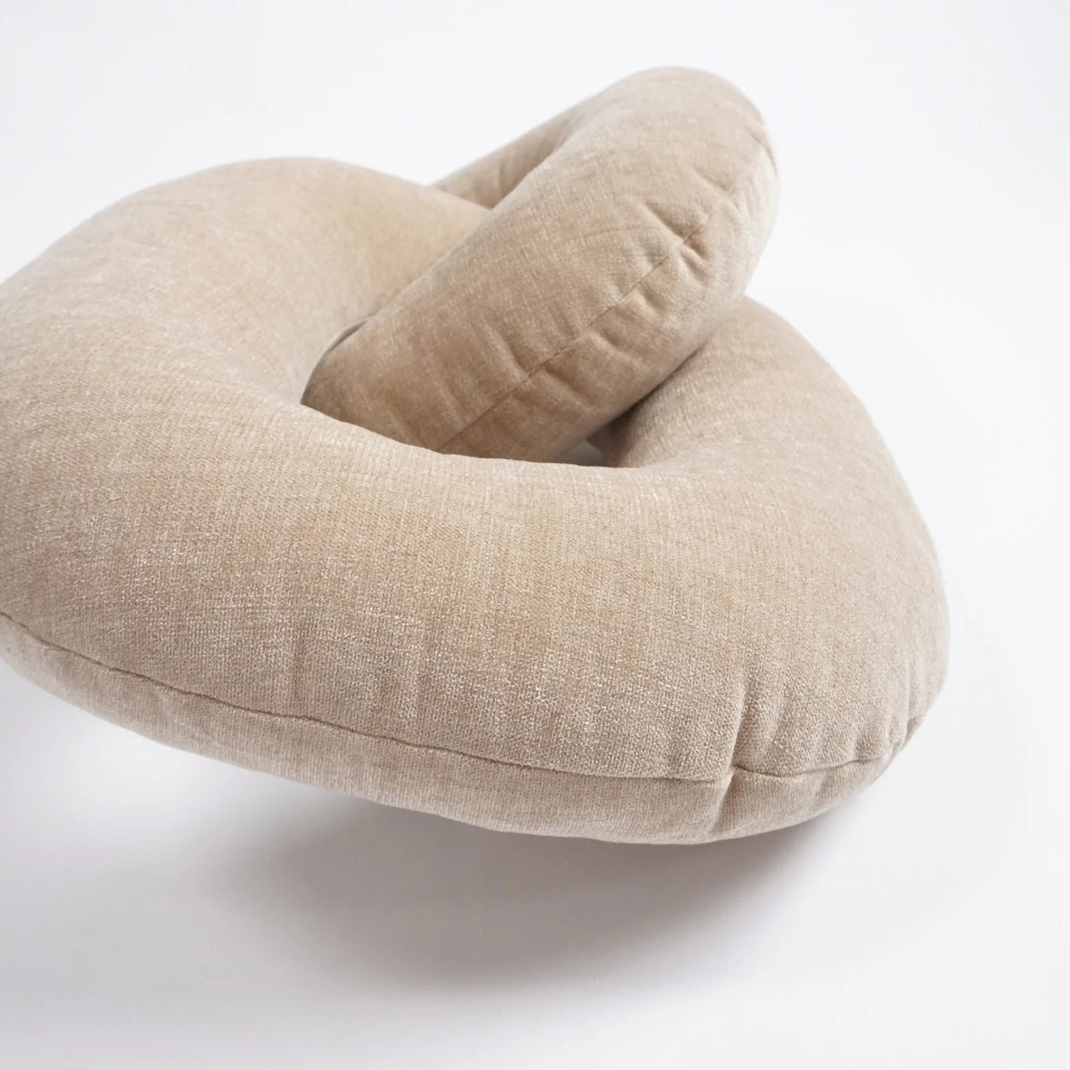 Chain Pillow The Chain Link Pillow - Oat Chenille | Annie Axtell | Paloma