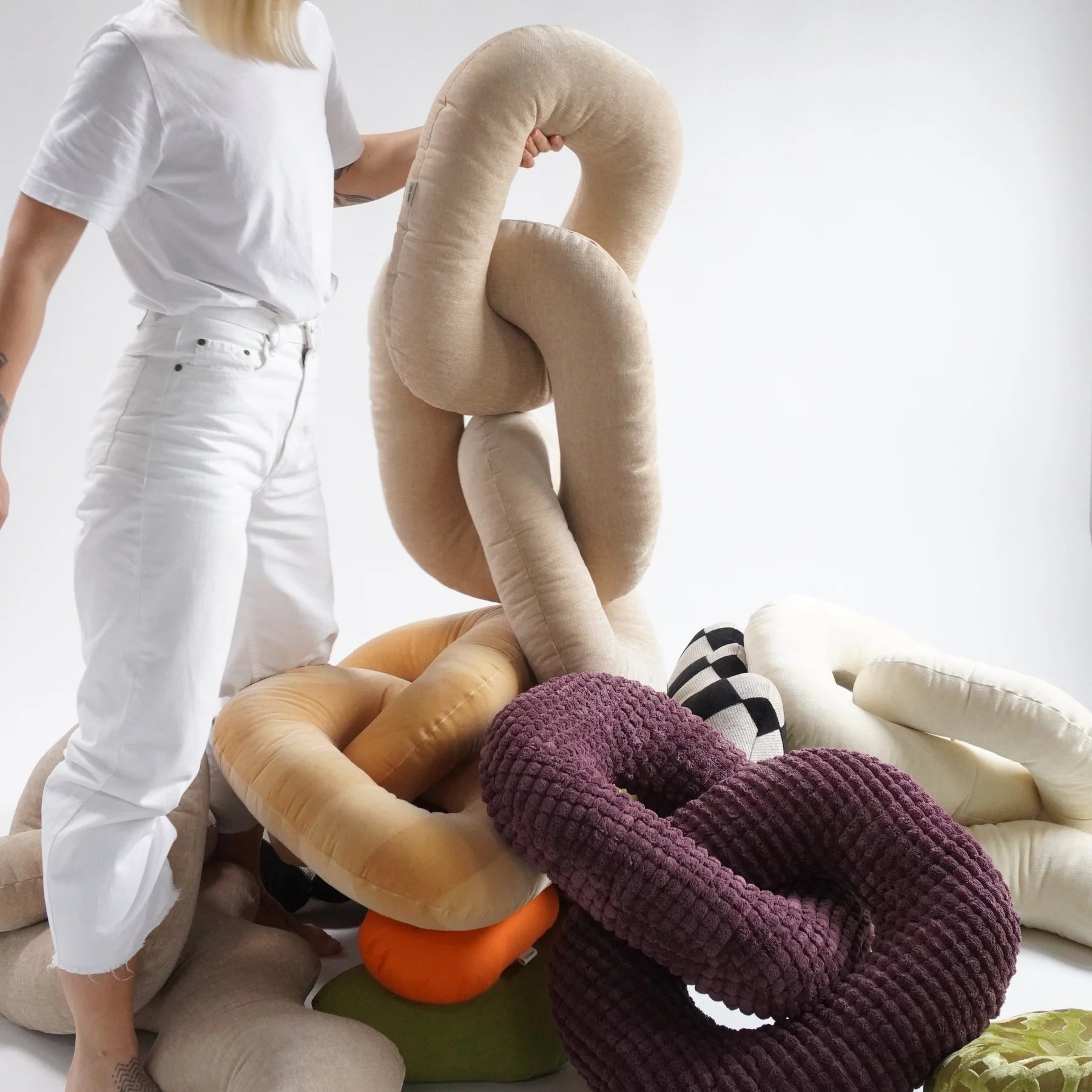 Annie Axtell Triple Link Pillow