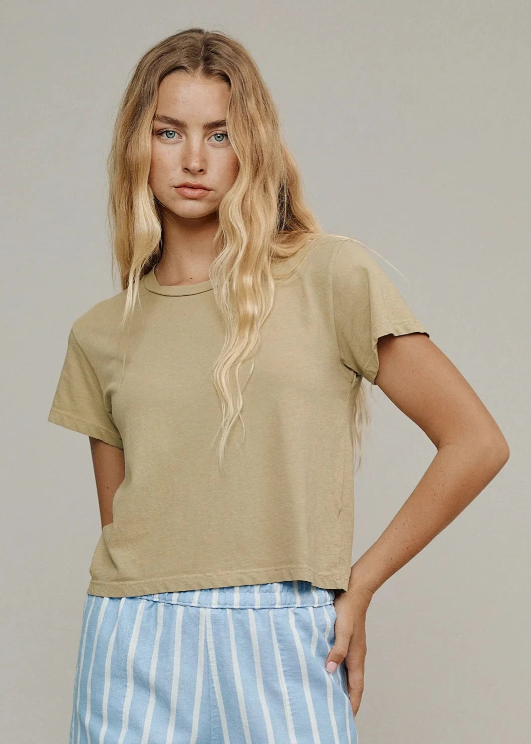 Jungmaven | Cropped Ojai Tee