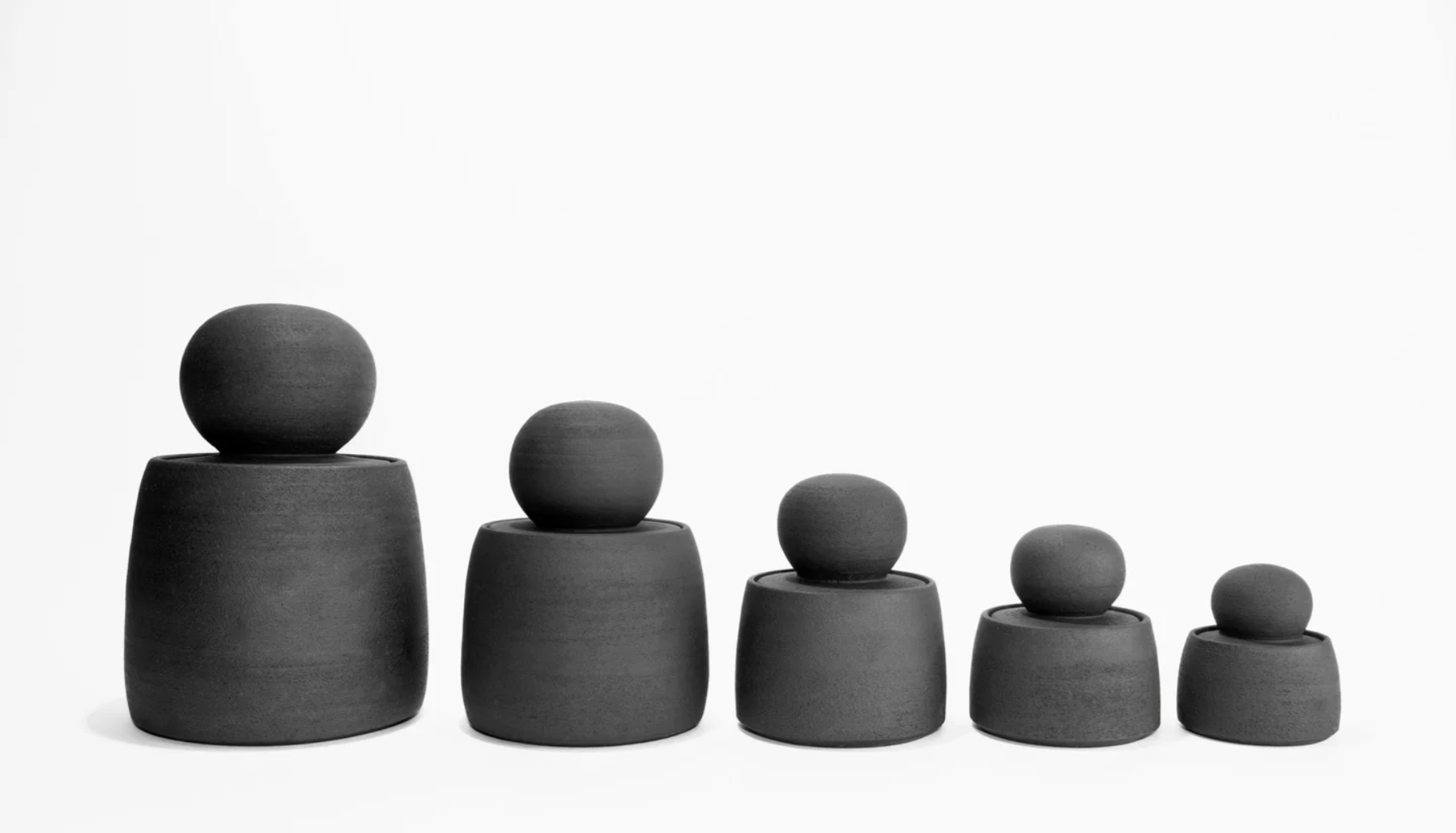MH Ceramics Stash Jar | Charcoal