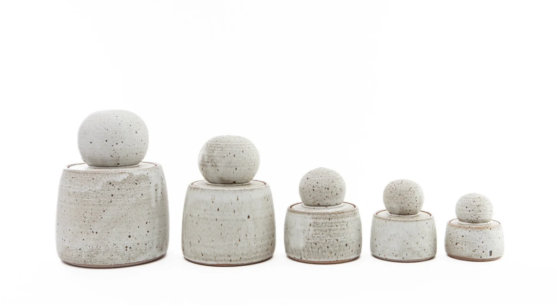 MH Ceramics Stash Jar | Alabaster White