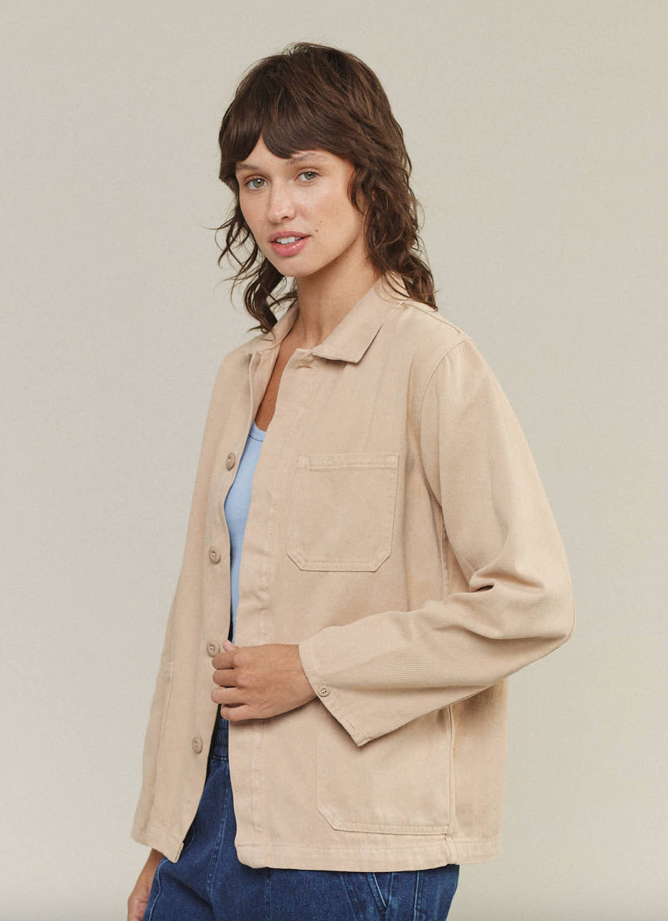Jungmaven Olympic Jacket | Oat Milk