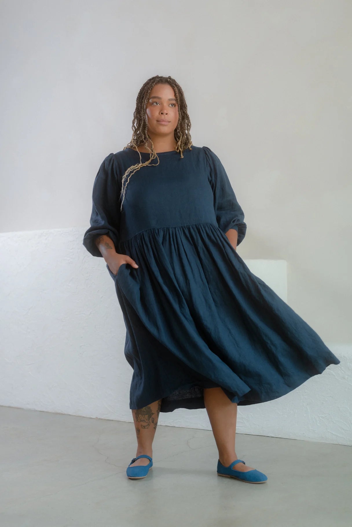 Small Lot Classic Mary Jane | Indigo