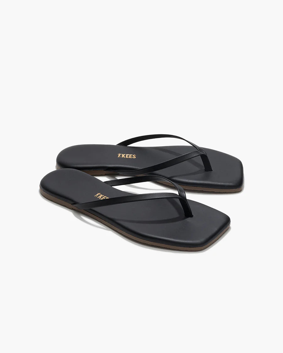 TKEES | Square Toe Lily | Black