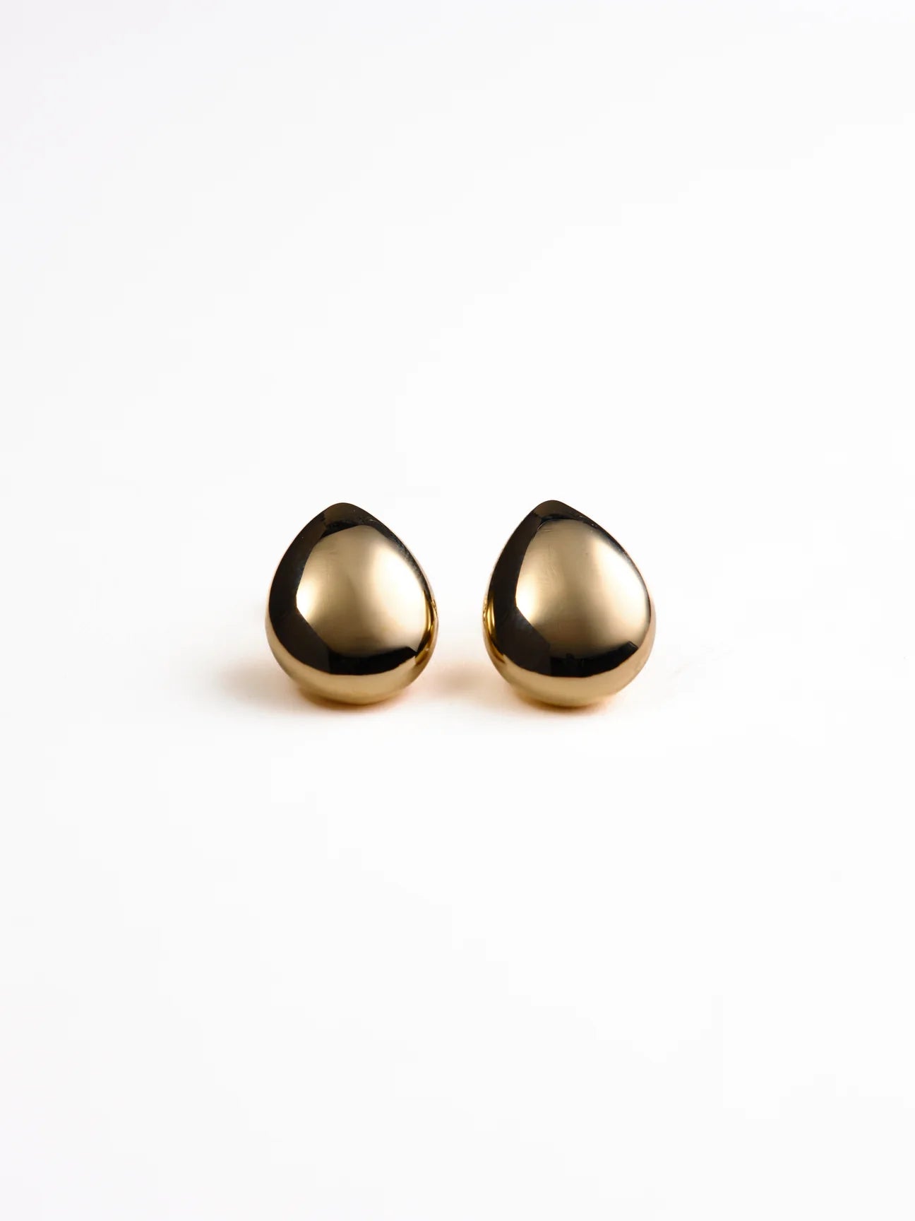 THEIR| Hannah Teardrop Studs | Gold