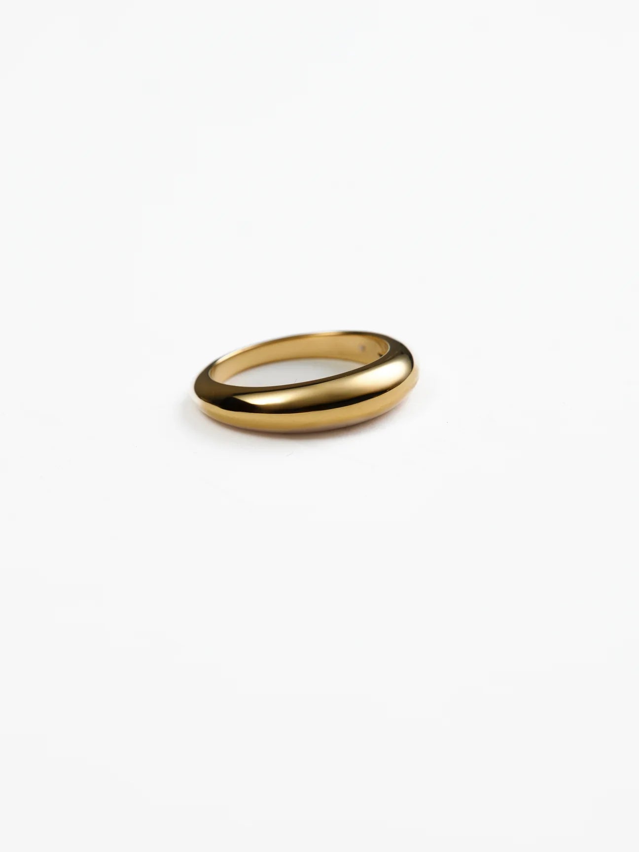 THEIR| Natalie Thin Dome Ring |Gold