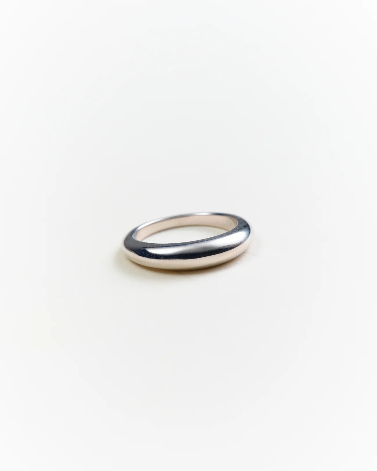 THEIR| Natalie Thin Dome Ring |Silver