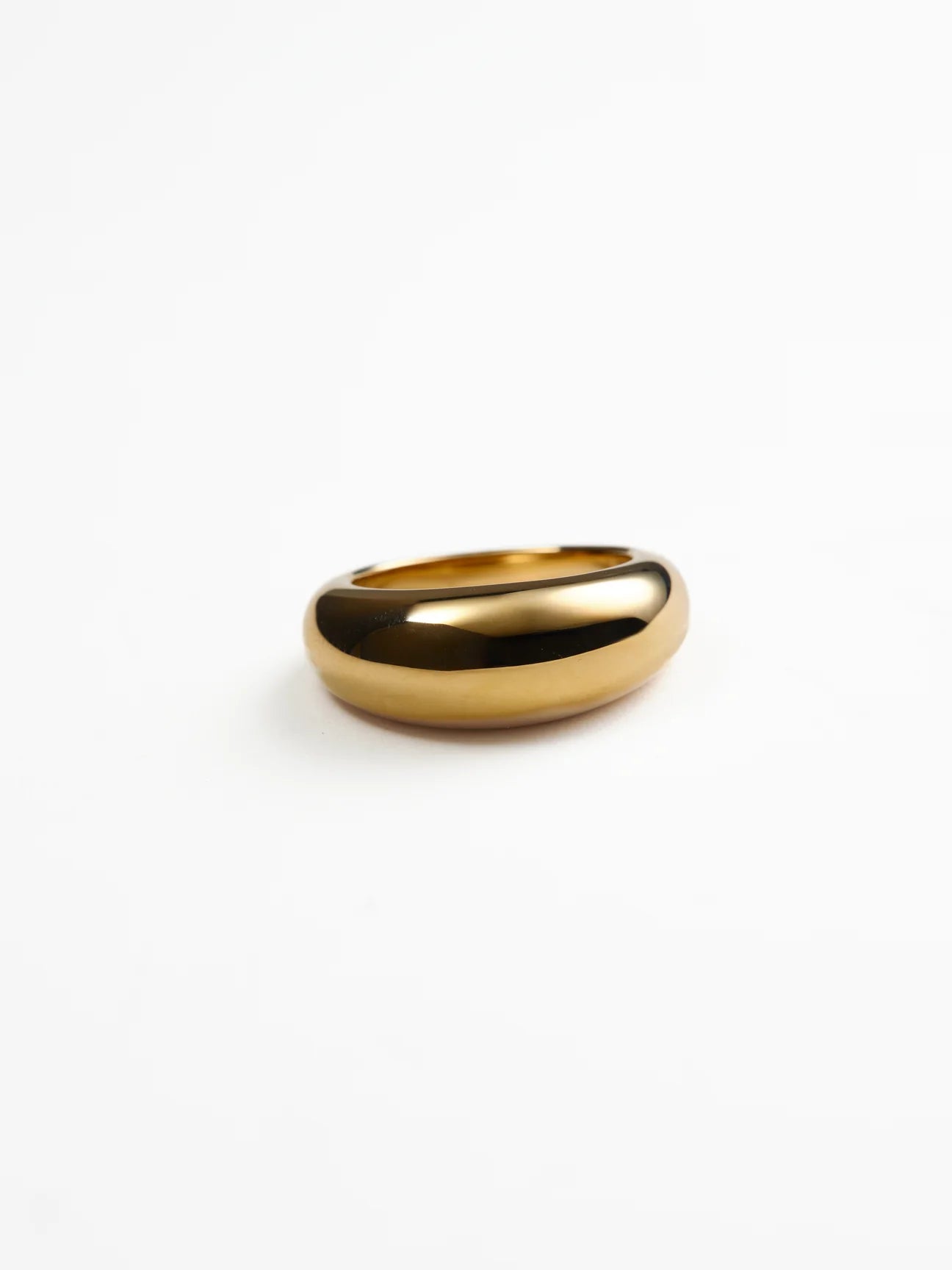 THEIR| Natalie Thick Dome Ring | Gold