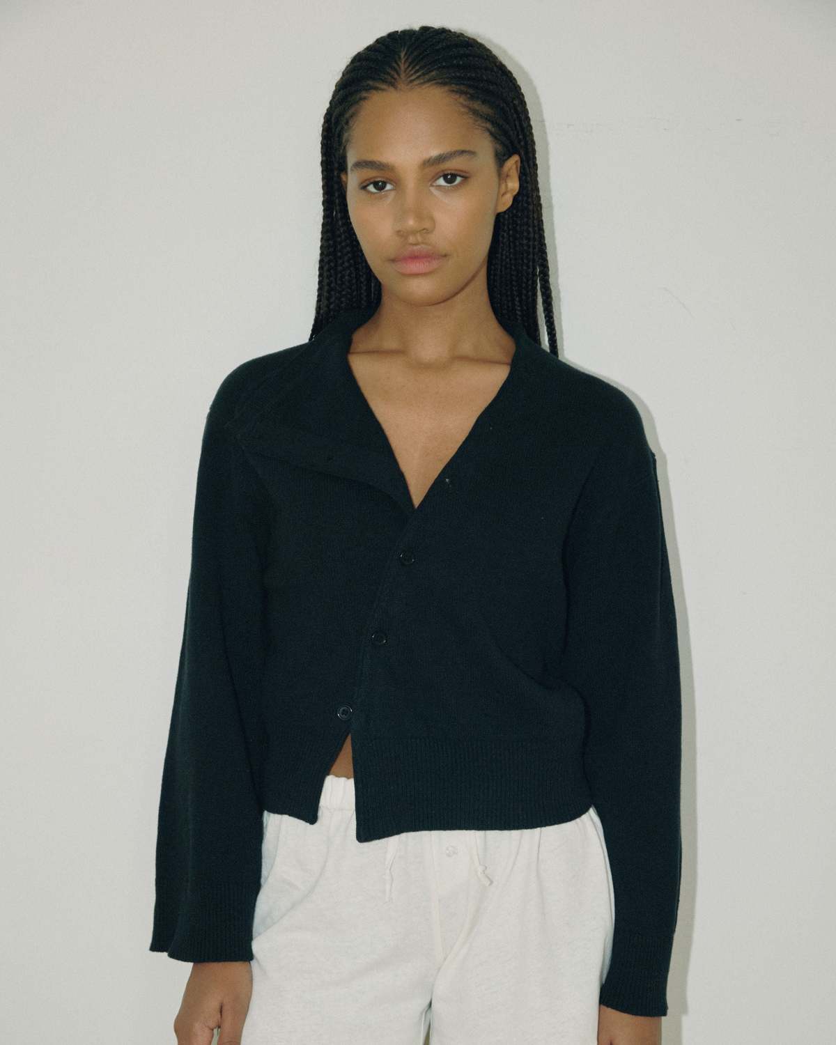 Bohème The Asymmetric Knit |Onyx