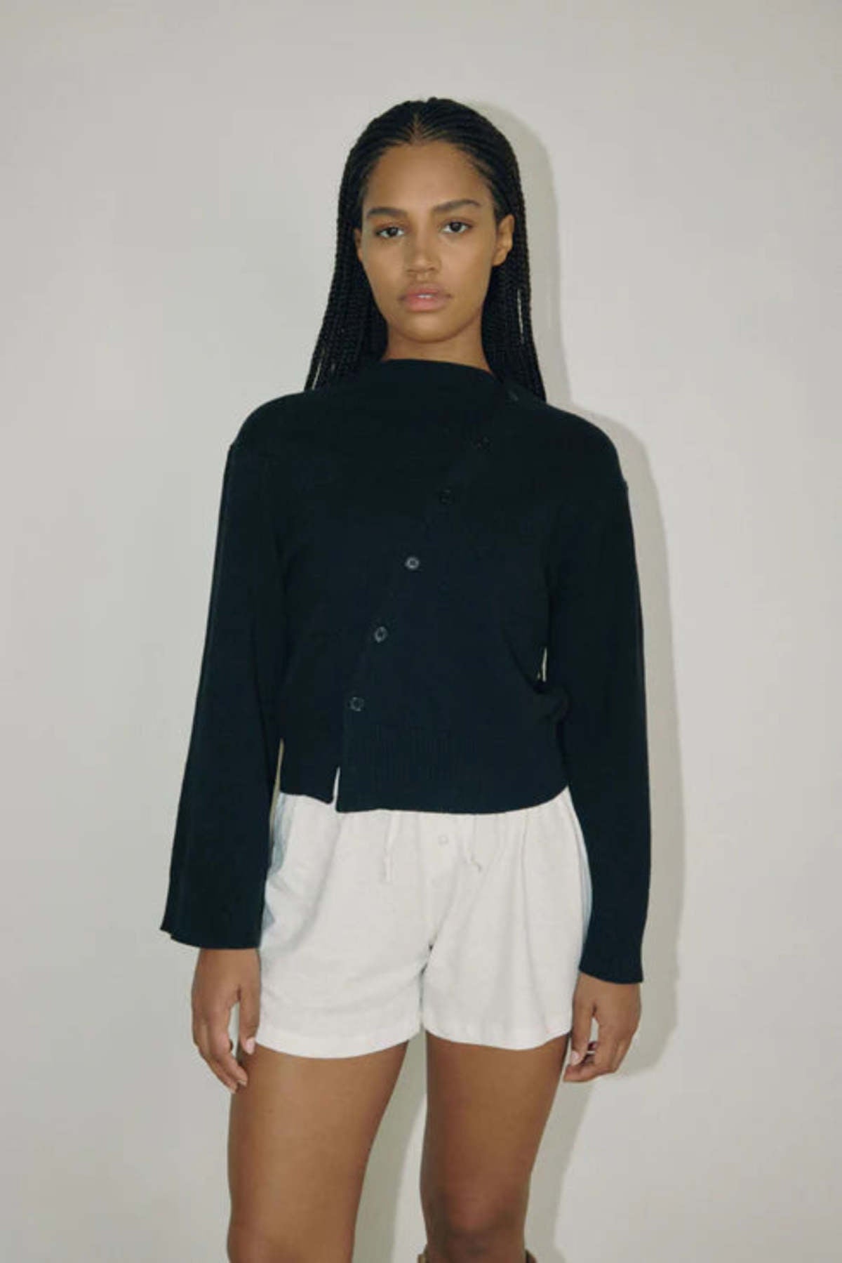 Bohème The Asymmetric Knit |Onyx