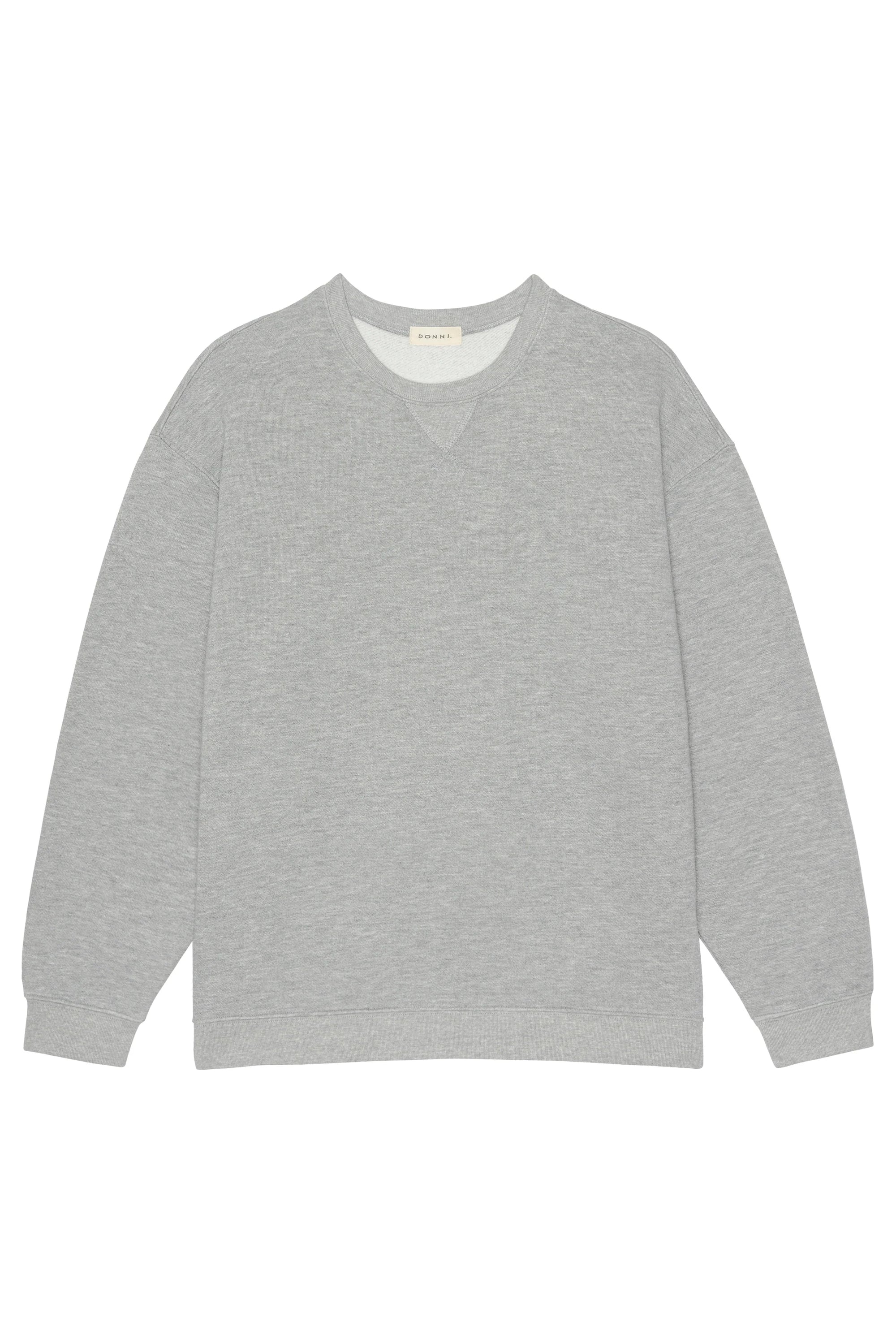 Donni The Eco-Fleece Oversized Sweatshirt | Heather Grey - Paloma