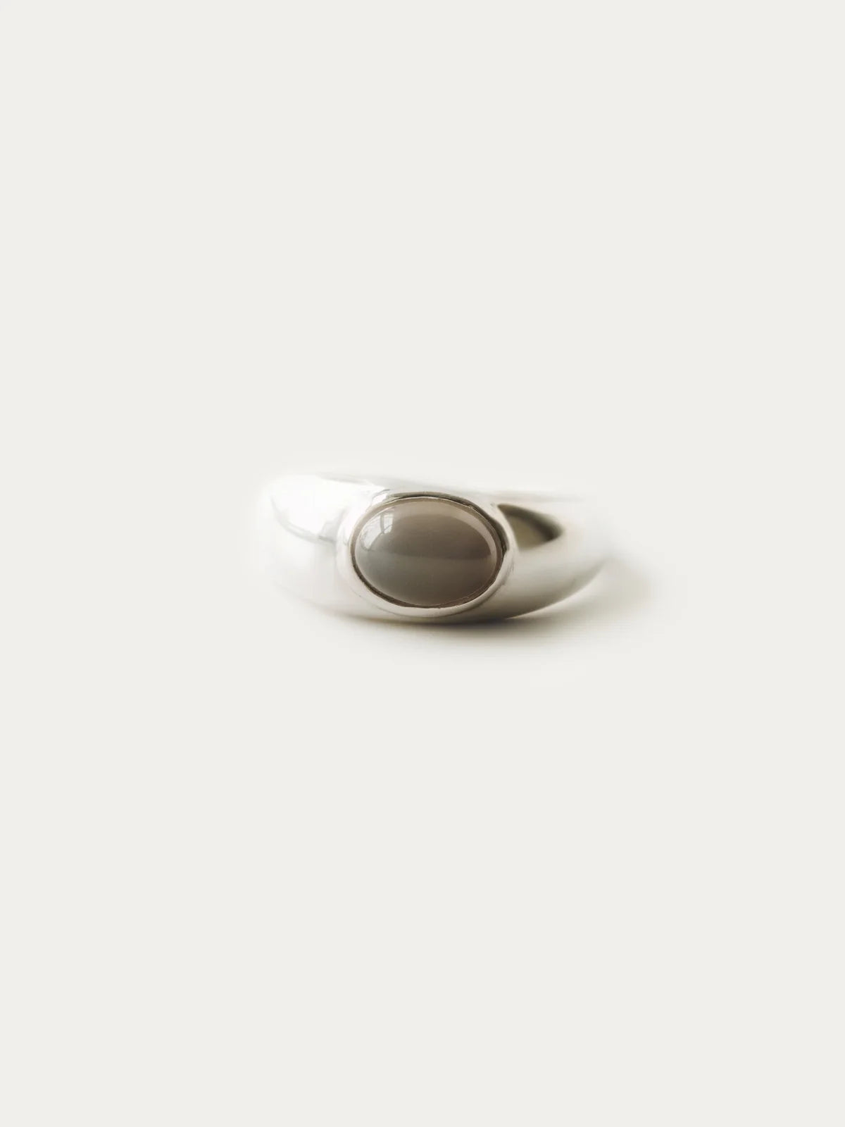 Vimeria | Chunky Ring with Grey Stone