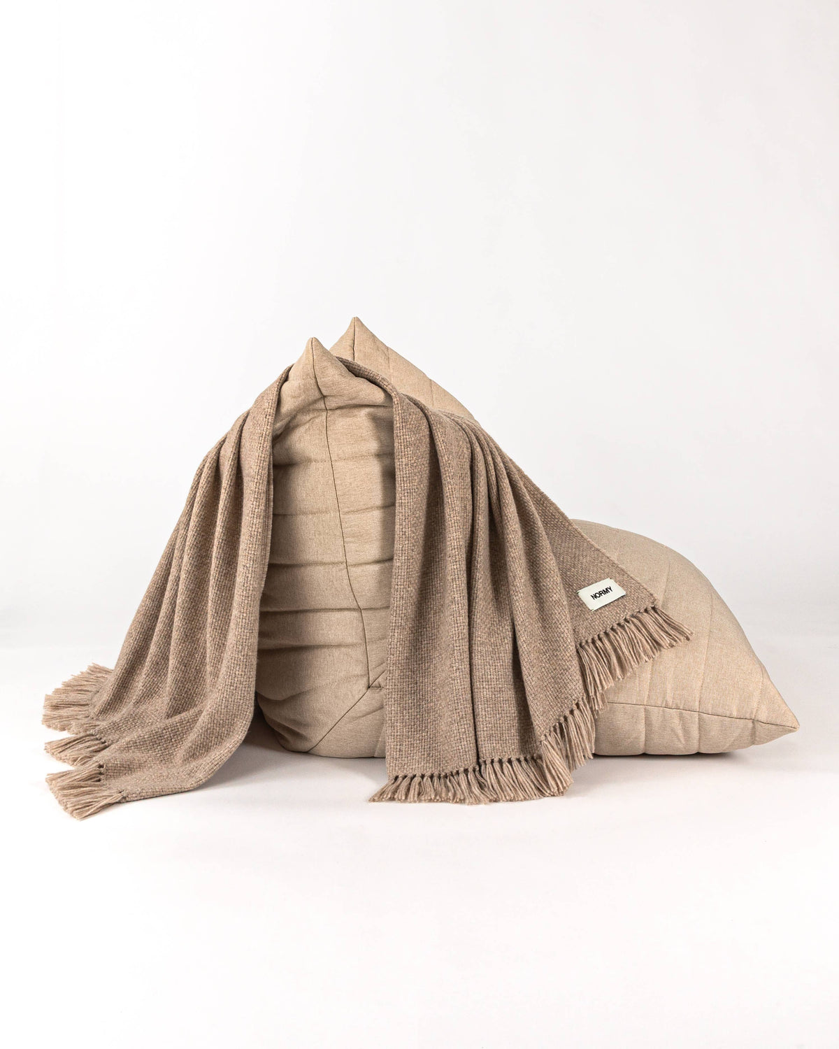 Normy | Alpaca Wool Blanket | Clay