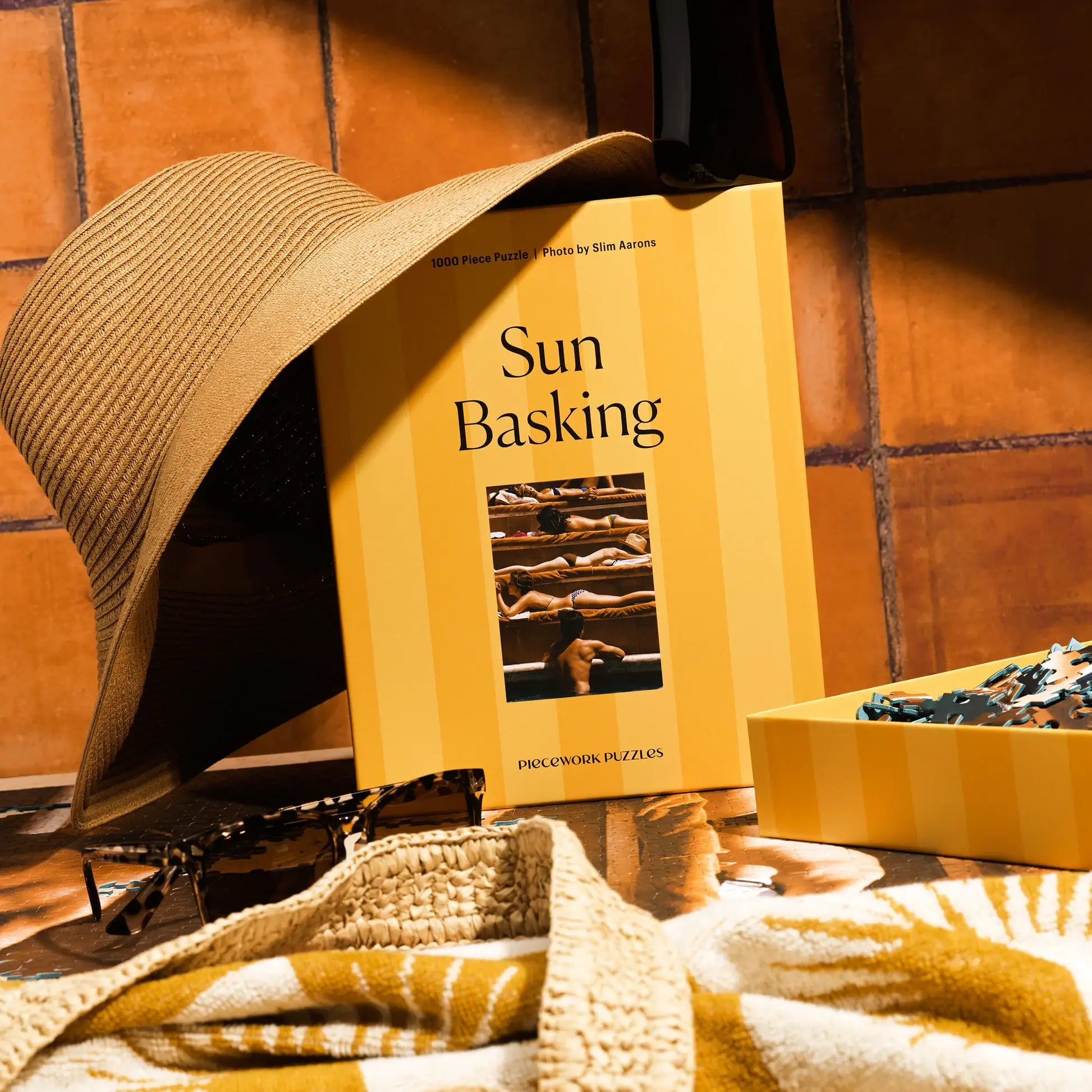 Piecework Puzzle | Slim Aarons Sun Basking