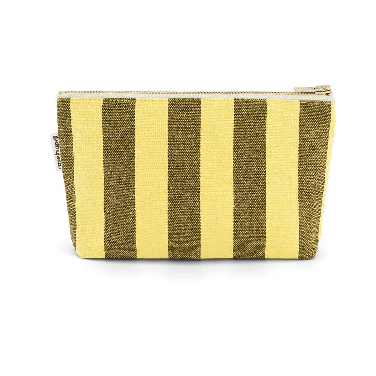 The Midi Pouch | Lemon Olive Stripe - Paloma
