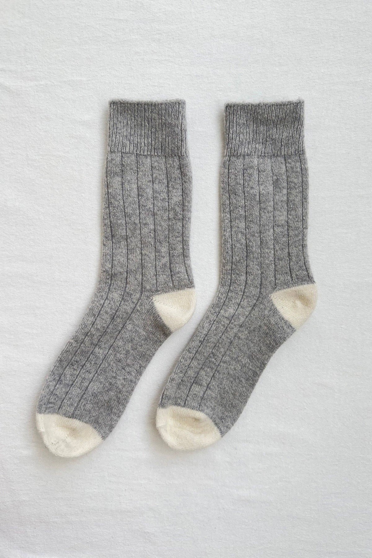 Le Bon Shoppe | Classic Cashmere Socks | Grey Melange